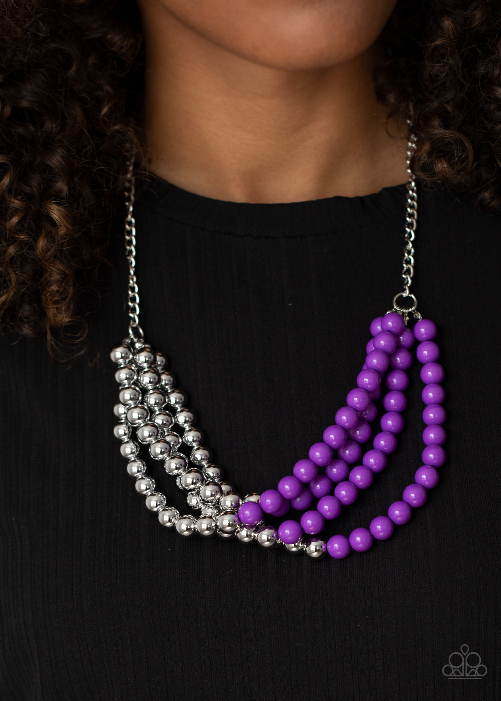 Paparazzi ♥ Layer After Layer - Purple ♥  Necklace