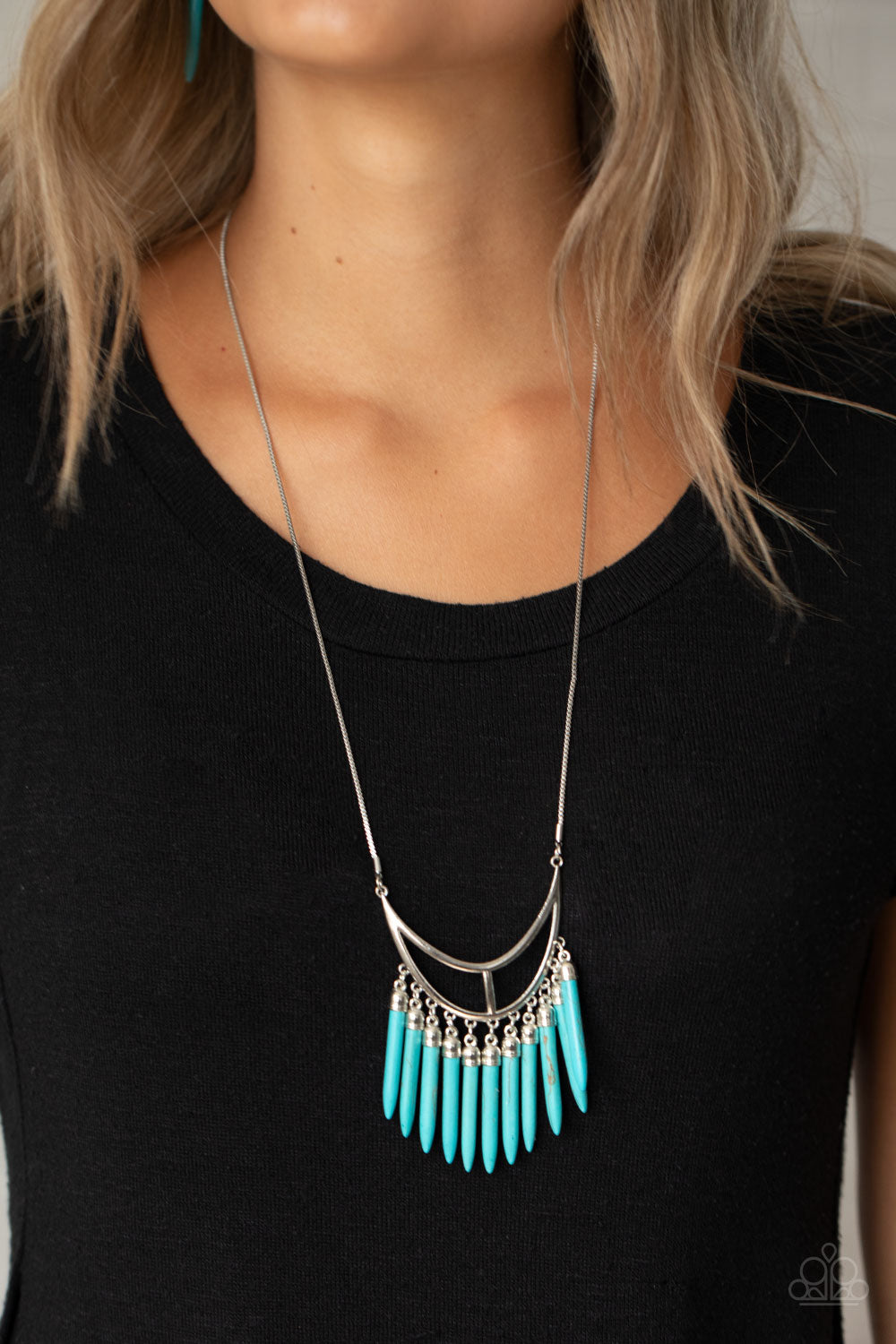 Paparazzi ♥ Stone Age A-Lister - Blue ♥  Necklace