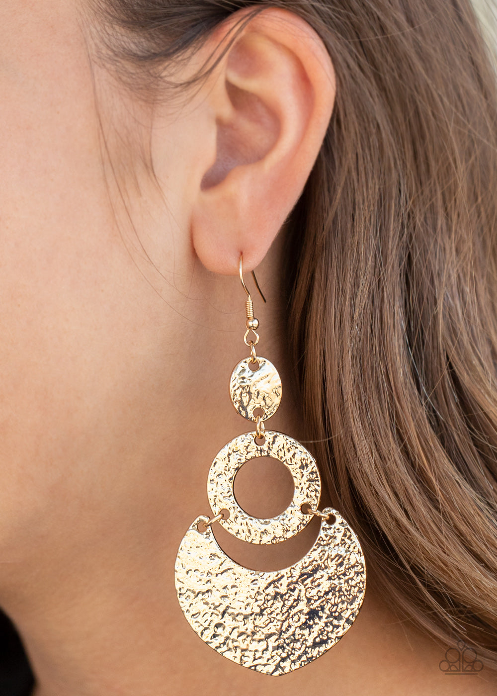 Paparazzi ♥ Shimmer Suite - Gold ♥  Earrings