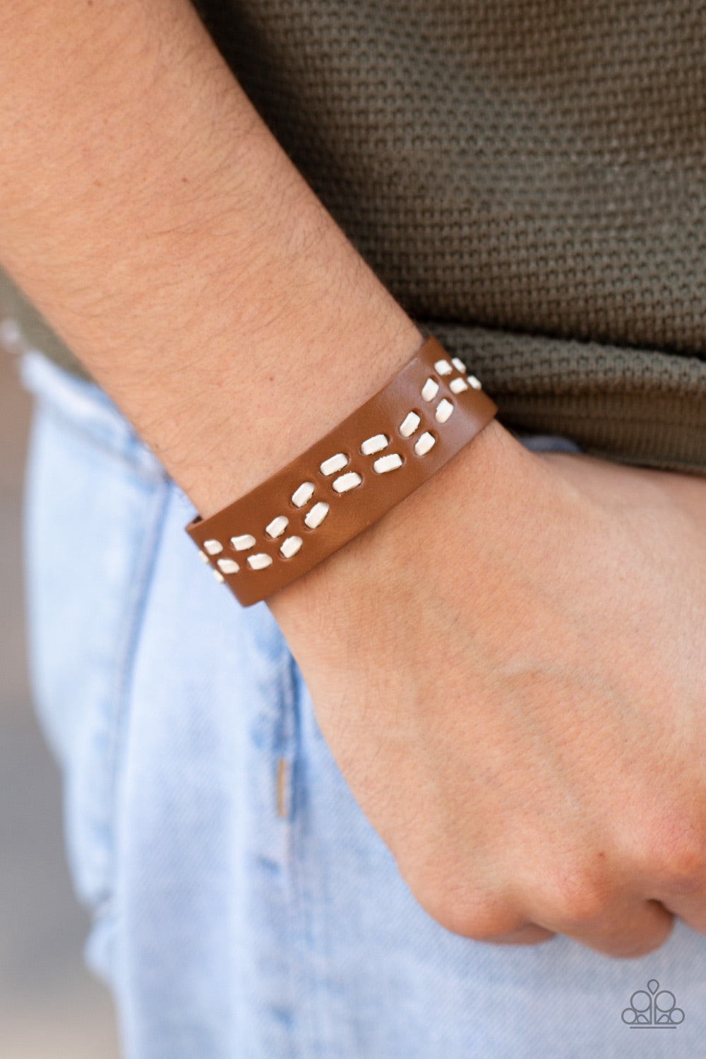 Paparazzi ♥ Leather Is My Favorite Color - Brown ♥  Bracelet