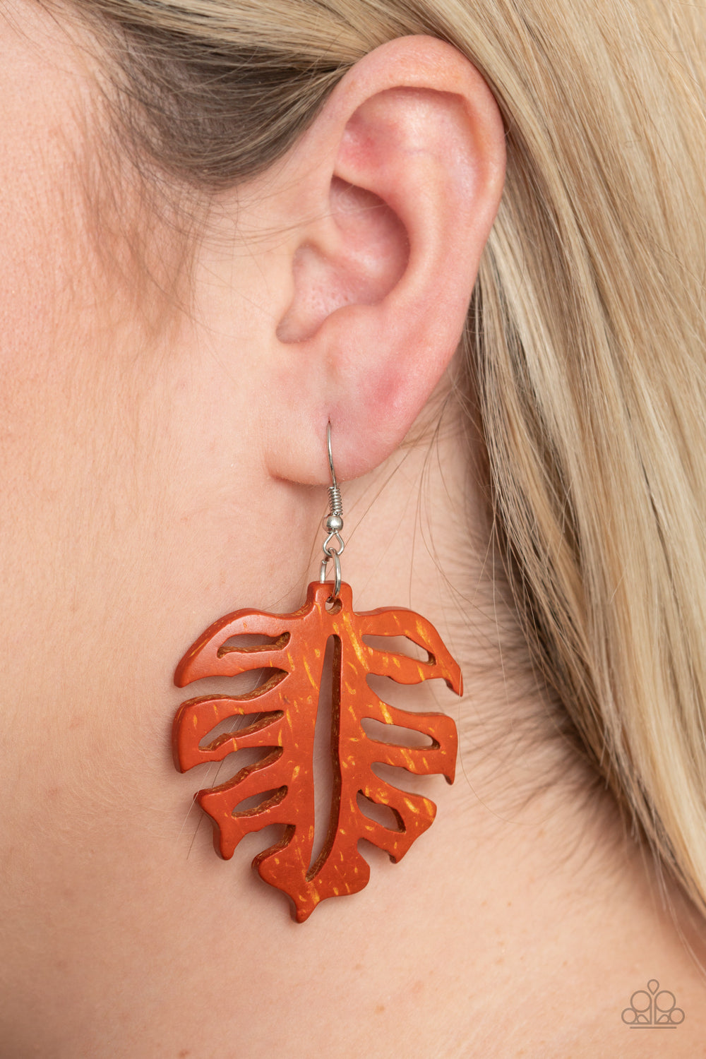 Paparazzi ♥ Shake Your PALMS PALMS - Orange ♥  Earrings