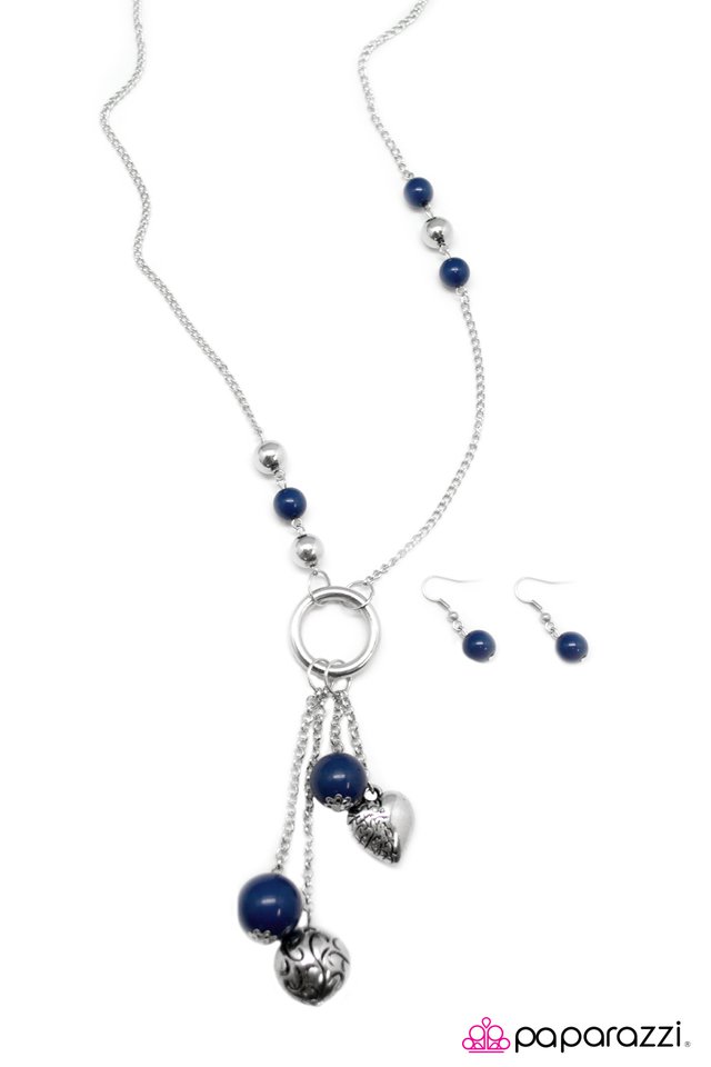 Paparazzi ♥ Part Of The Movement - Blue ♥ Necklace