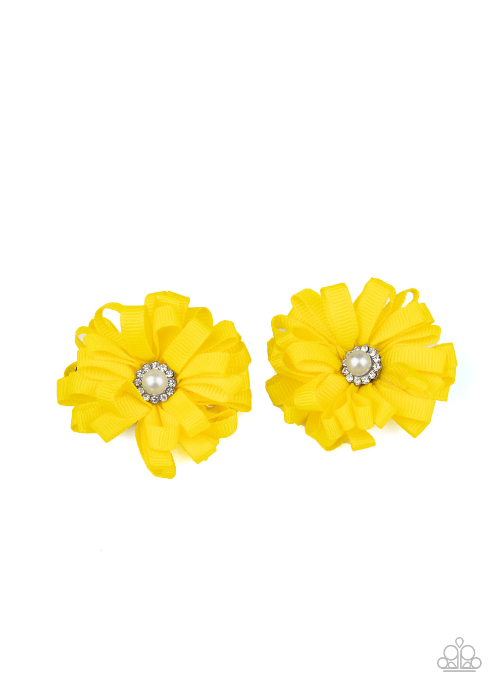 Paparazzi ♥ Ribbon Reception - Yellow ♥  Hair Clip