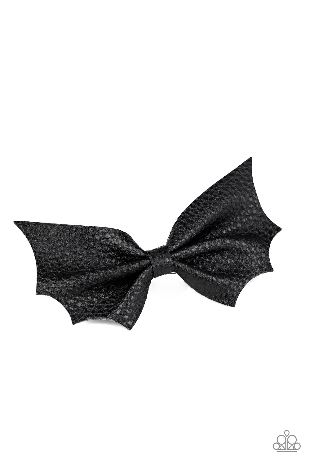 Paparazzi ♥ A Bit Batty - Black ♥  Hair Clip