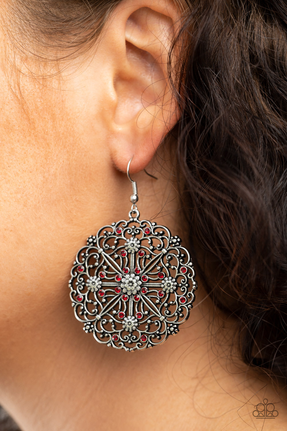 Paparazzi ♥ Oh MANDALA! - Red ♥  Earrings