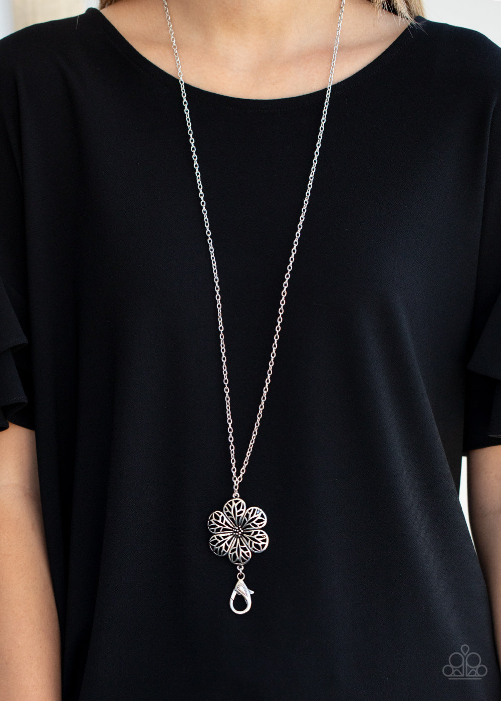 Paparazzi ♥ Ready, Set, GROW! - Silver ♥  Lanyard