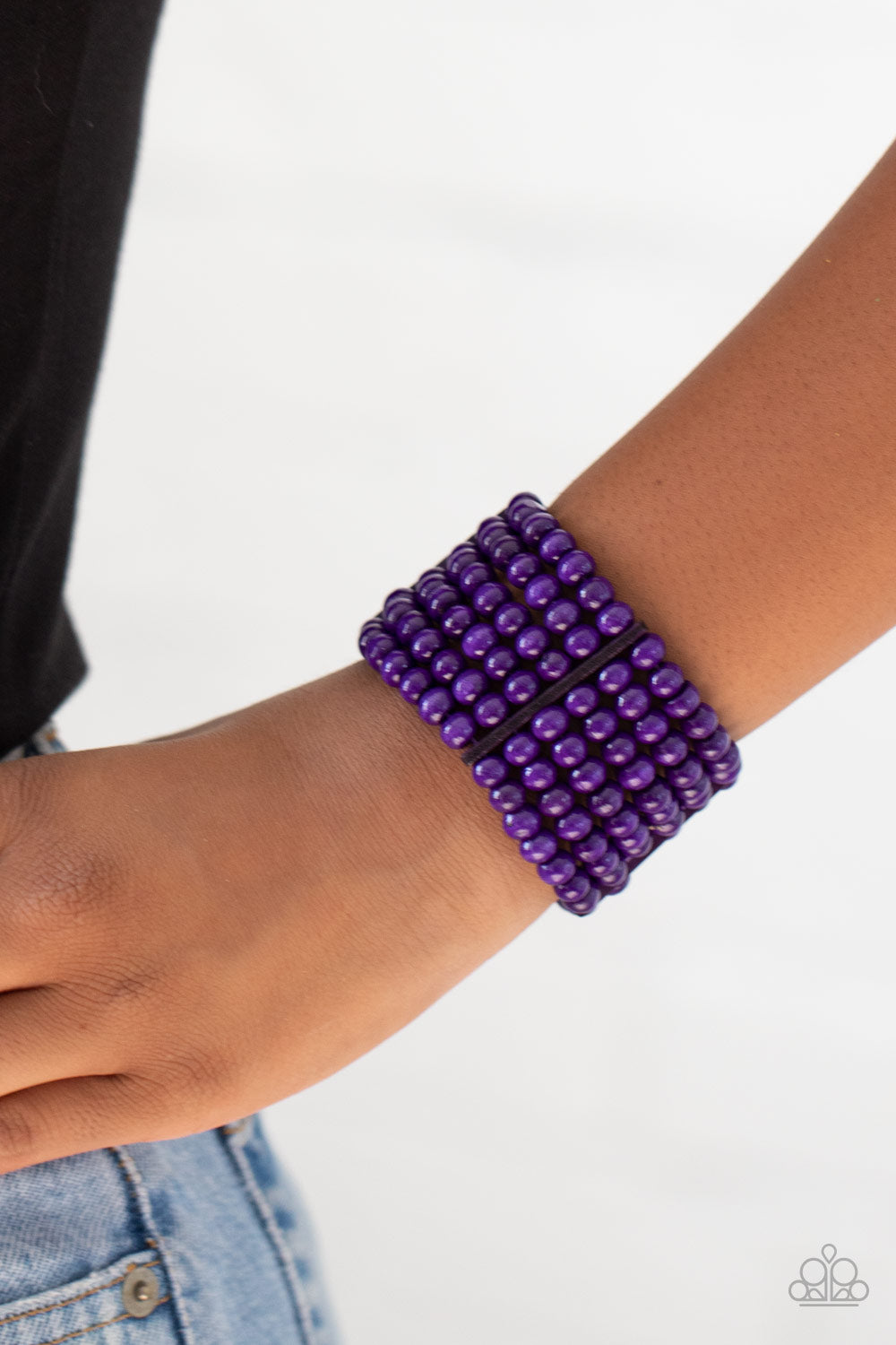 Paparazzi ♥ Tanning in Tanzania - Purple ♥  Bracelet