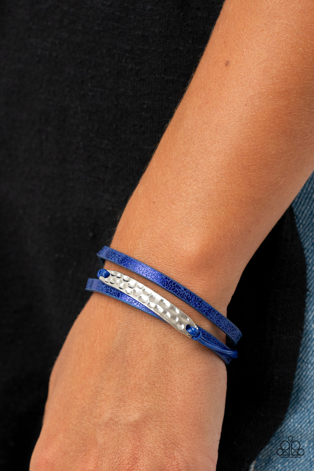 Paparazzi ♥ High-Strung Style - Blue ♥  Bracelet