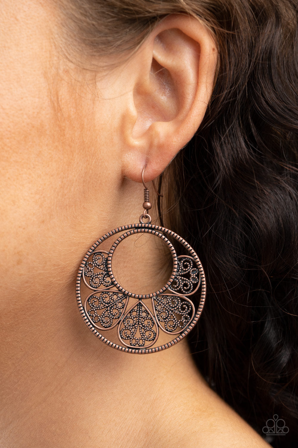 Paparazzi ♥ Petal Promenade - Copper ♥  Earrings