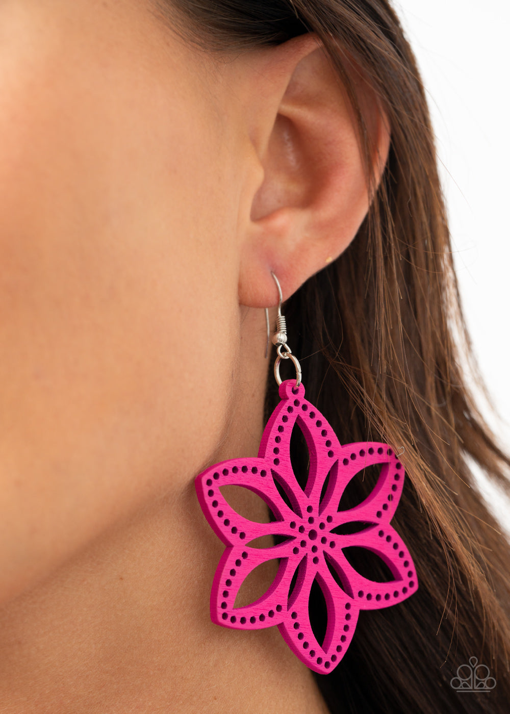 Paparazzi ♥ Bahama Blossoms - Pink ♥  Earrings