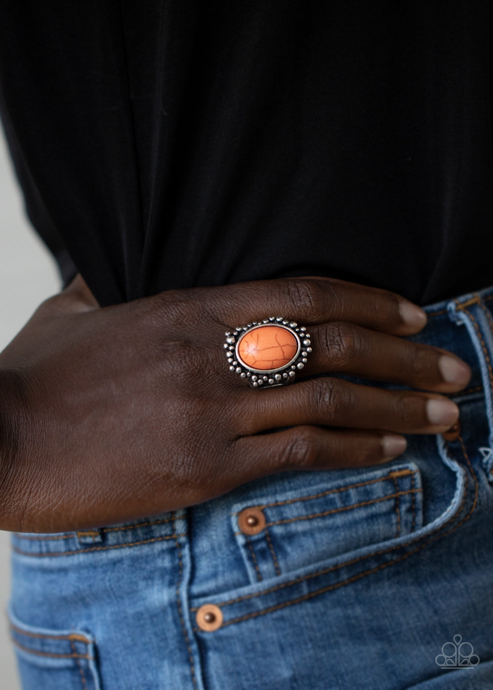 Paparazzi ♥ Desert Mine - Orange ♥  Ring