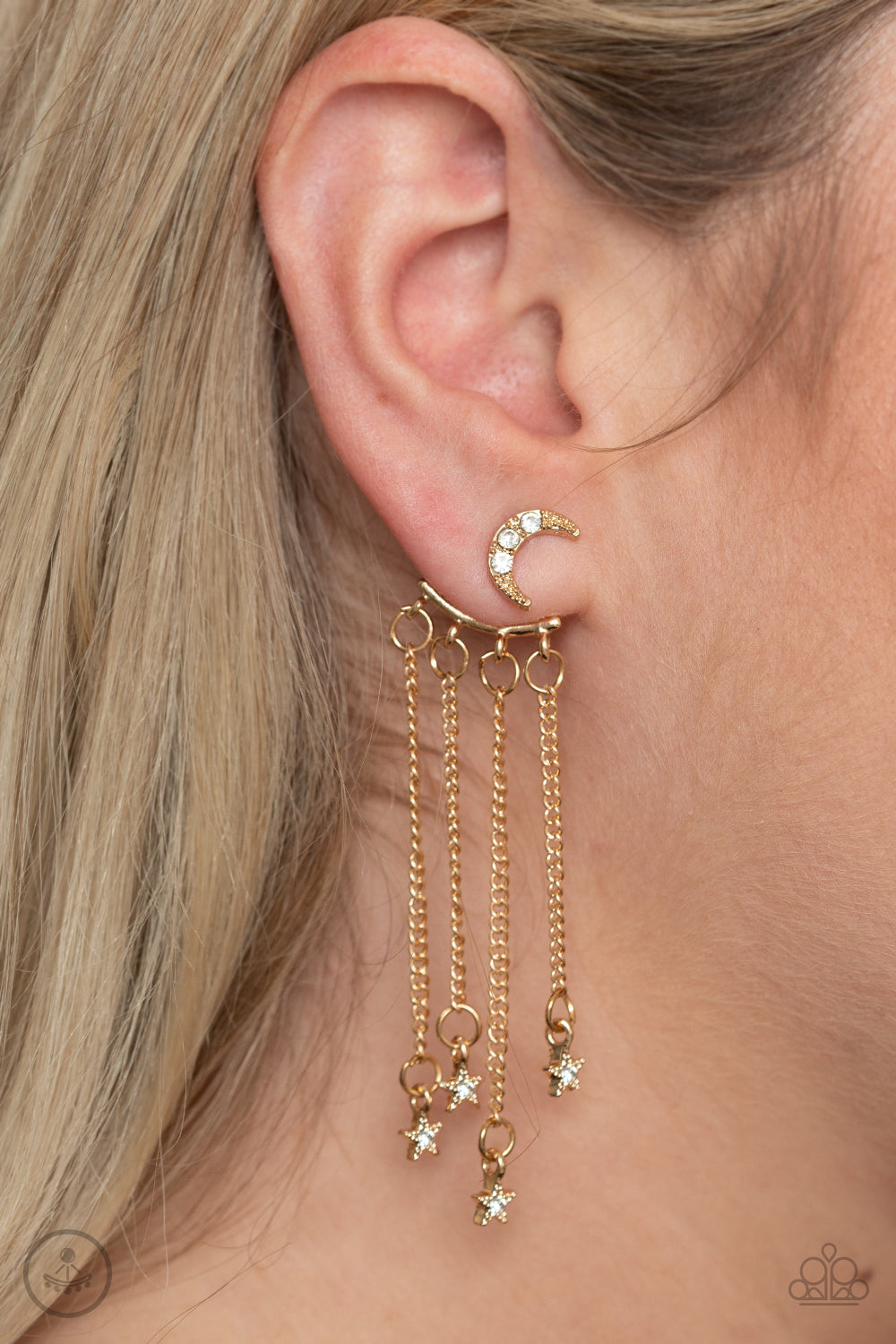 Paparazzi ♥ Cosmic Goddess - Gold ♥  Post Earrings
