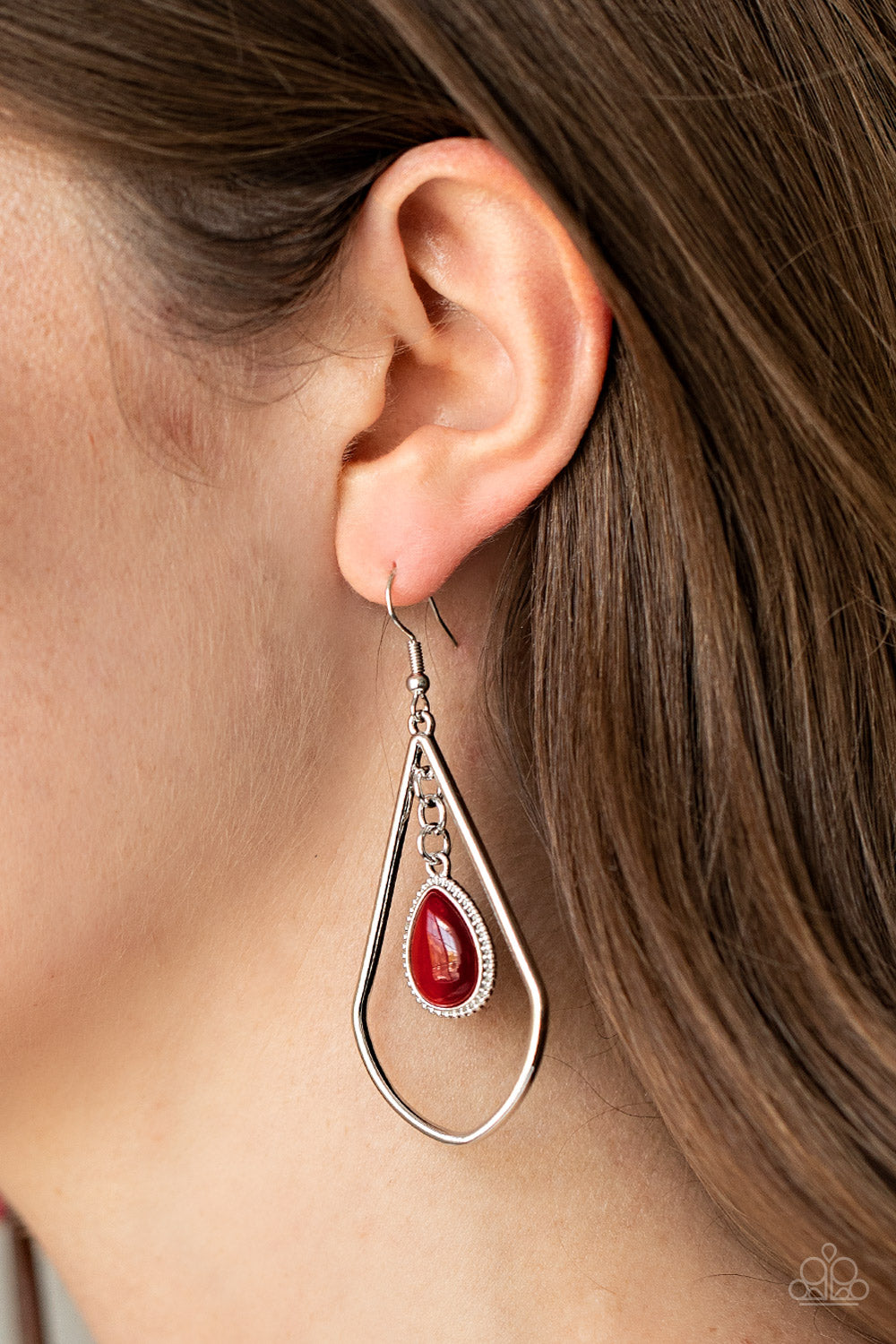 Paparazzi ♥ Ethereal Elegance - Red ♥  Earrings