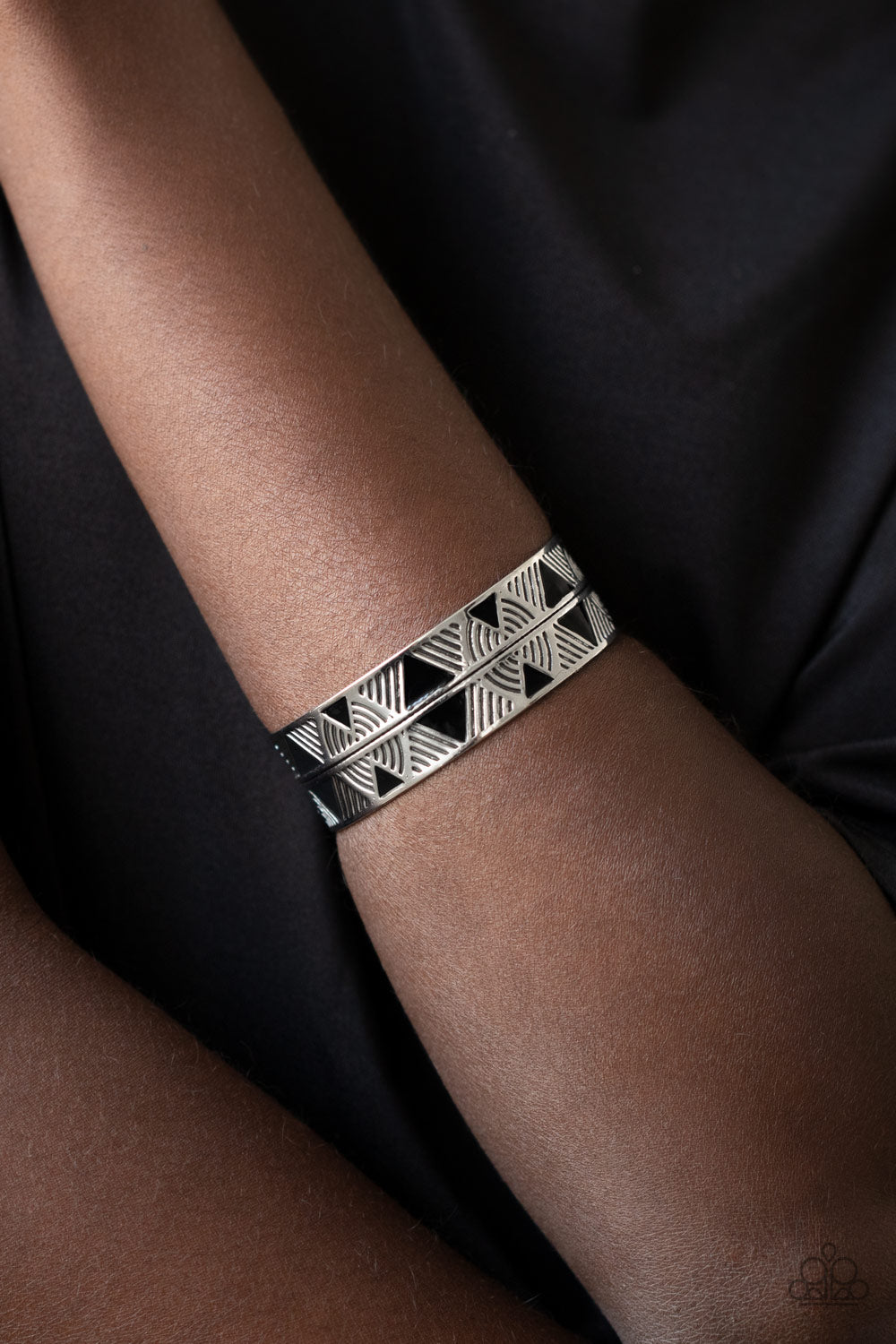 Paparazzi ♥ Hidden Glyphs - Black ♥  Bracelet