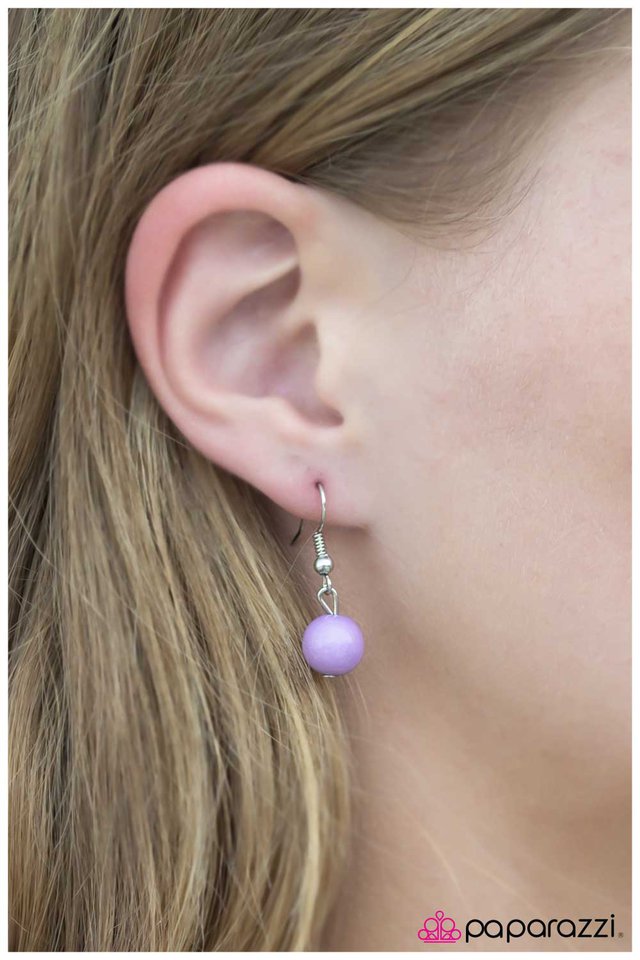 Paparazzi ♥ Part Of The Movement - Purple ♥ Necklace