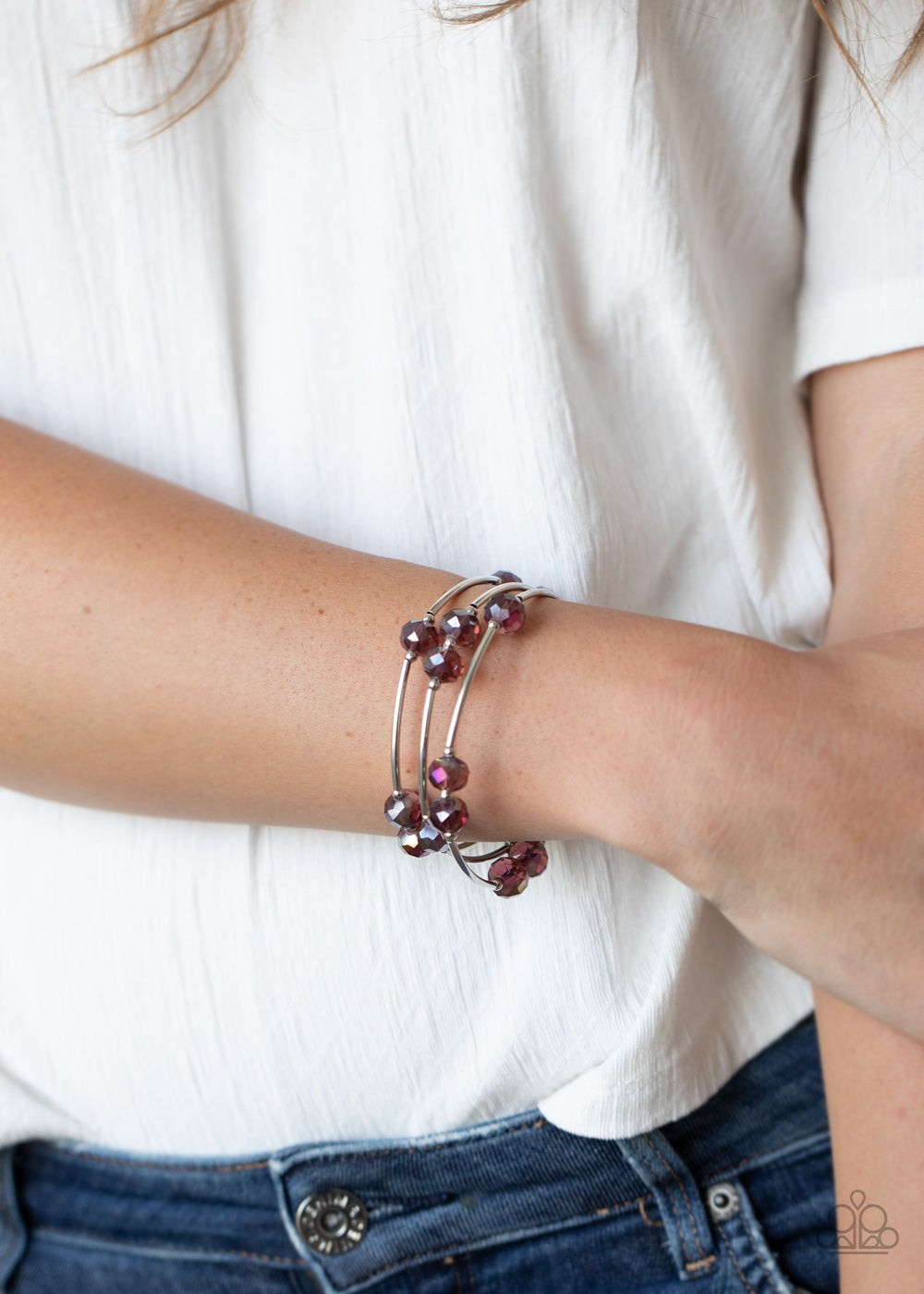Paparazzi ♥ Dreamy Demure - Purple ♥  Bracelet