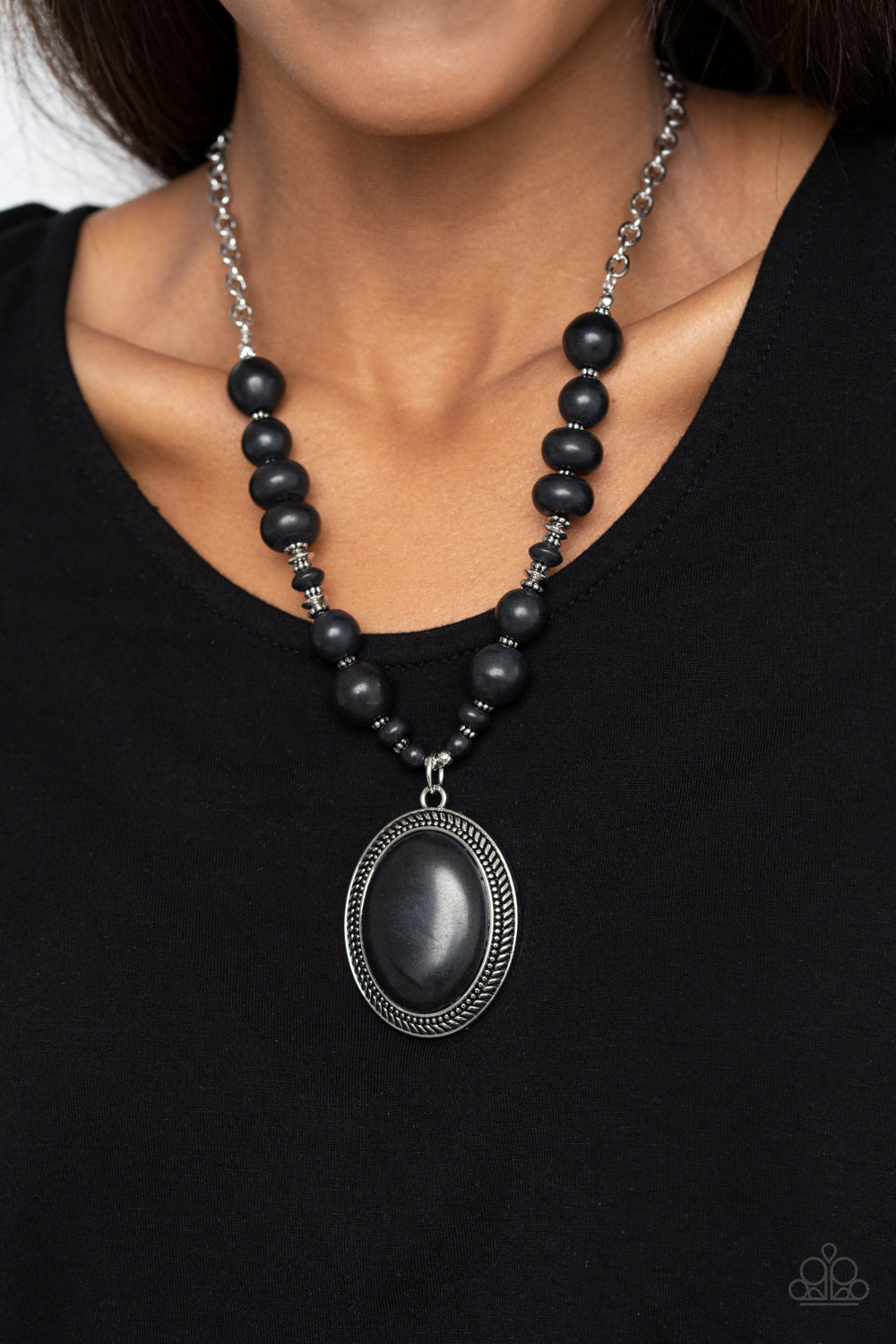 Paparazzi ♥ Home Sweet HOMESTEAD - Black ♥  Necklace