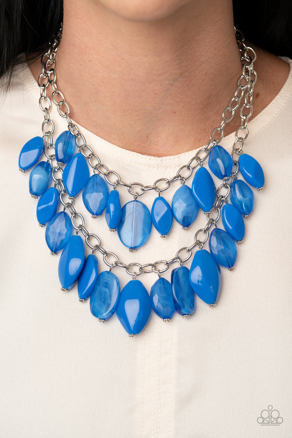 Paparazzi ♥ Palm Beach Beauty - Blue ♥  Necklace