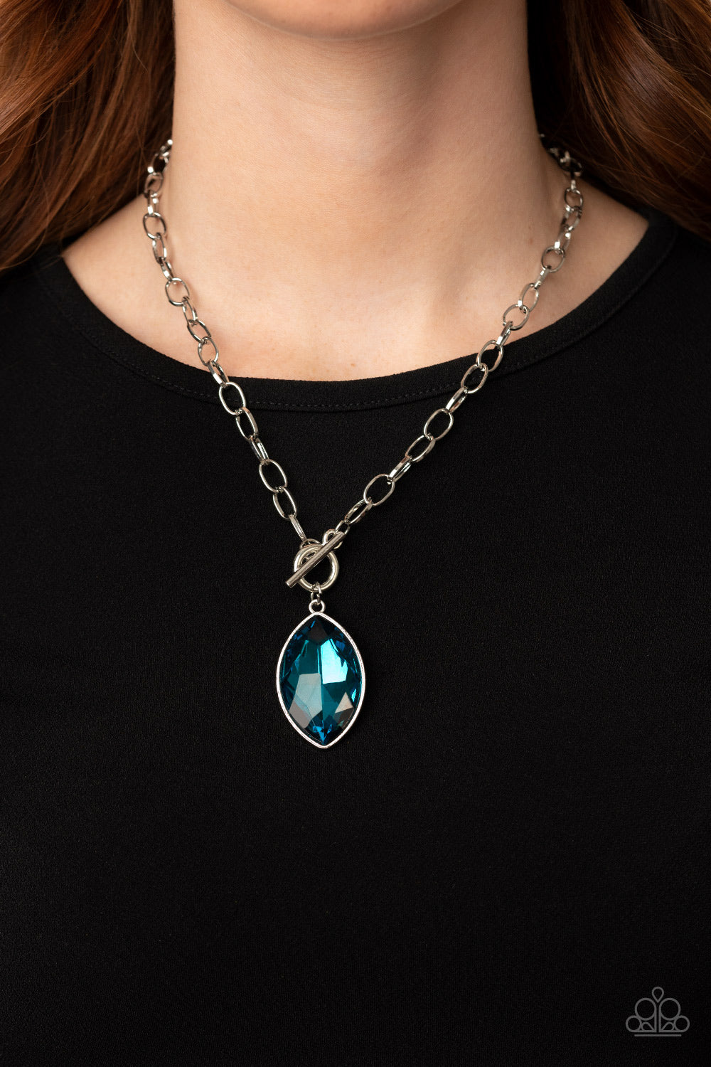 Paparazzi ♥ Unlimited Sparkle - Blue ♥  Necklace