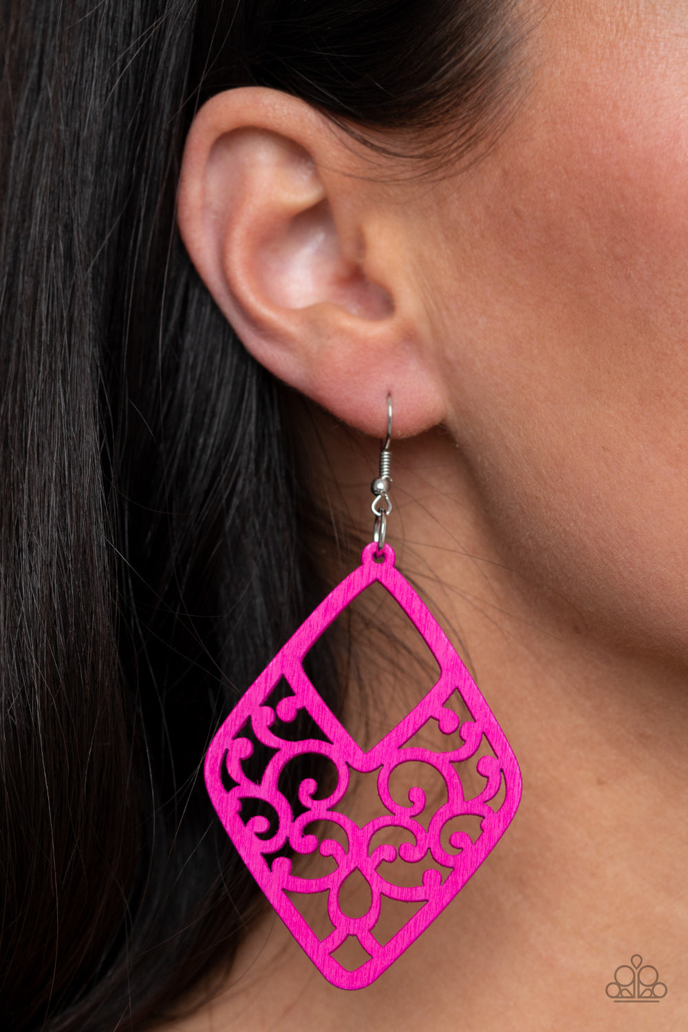 Paparazzi ♥ VINE For The Taking - Pink ♥  Earrings