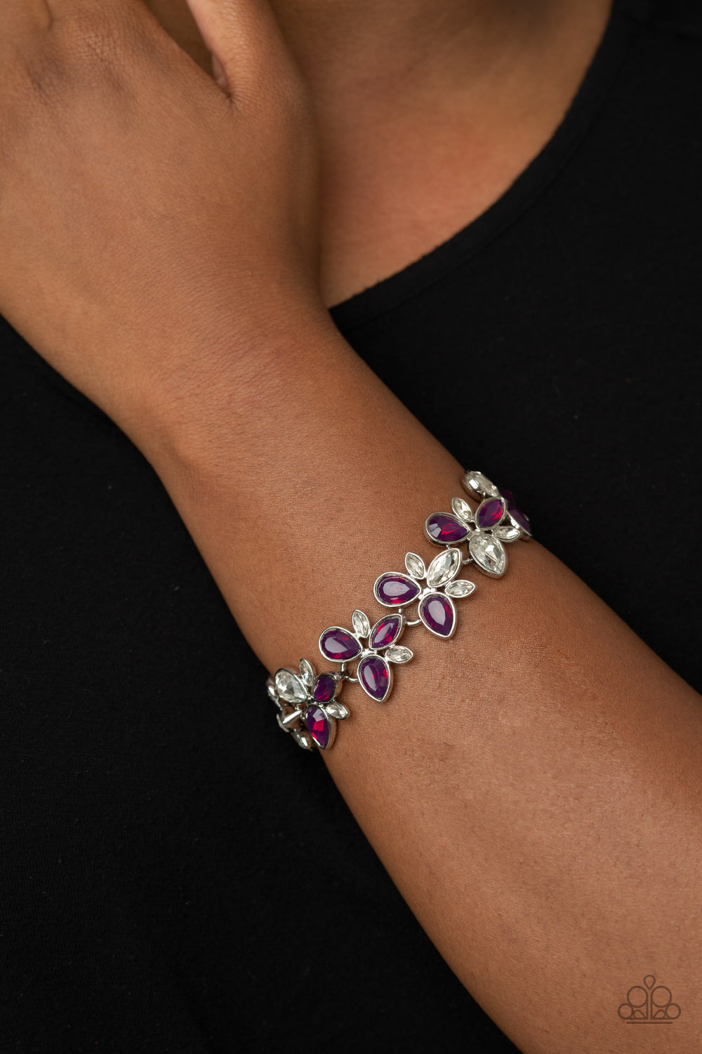 Paparazzi ♥ Ice Garden - Purple ♥  Bracelet