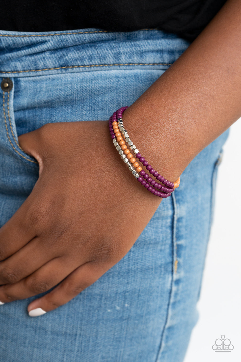 Paparazzi ♥ Spiral Dive - Purple ♥  Bracelet