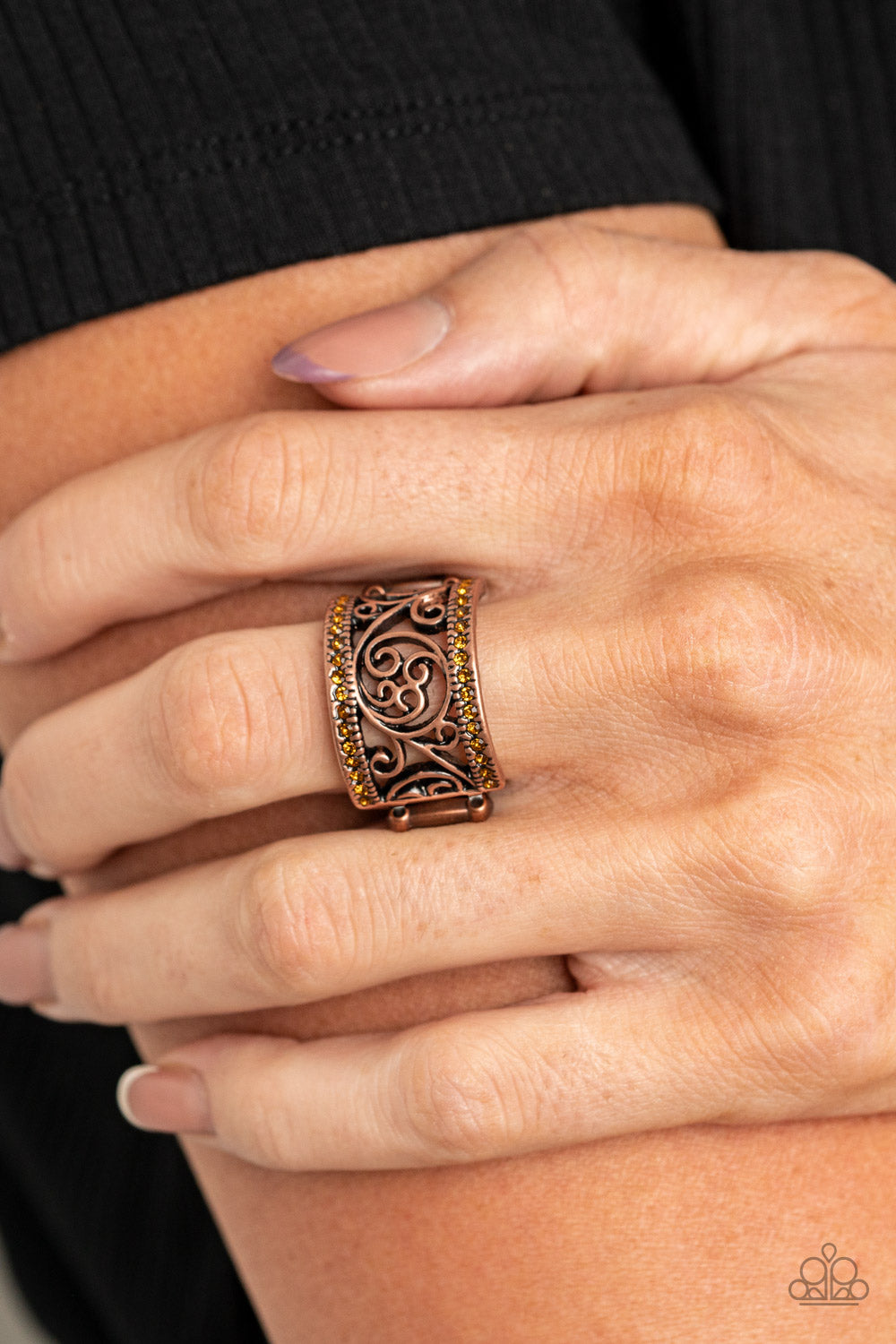 Paparazzi ♥ Regal Reflections - Copper ♥  Ring