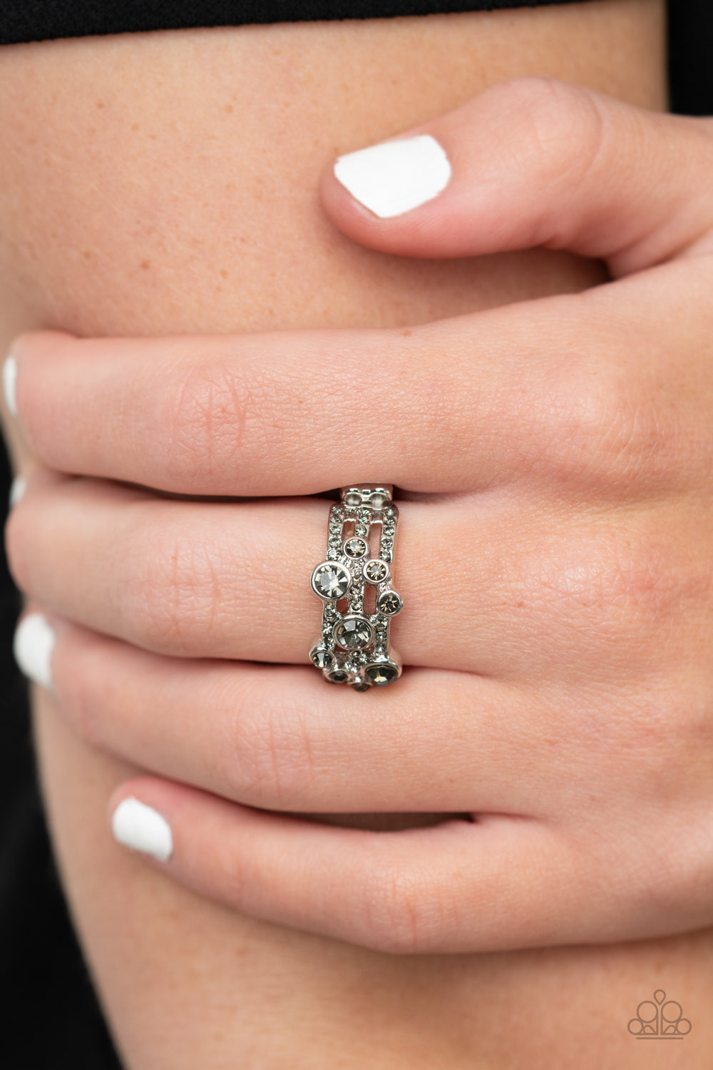 Paparazzi ♥ Bubbly Effervescence - Silver ♥  Ring