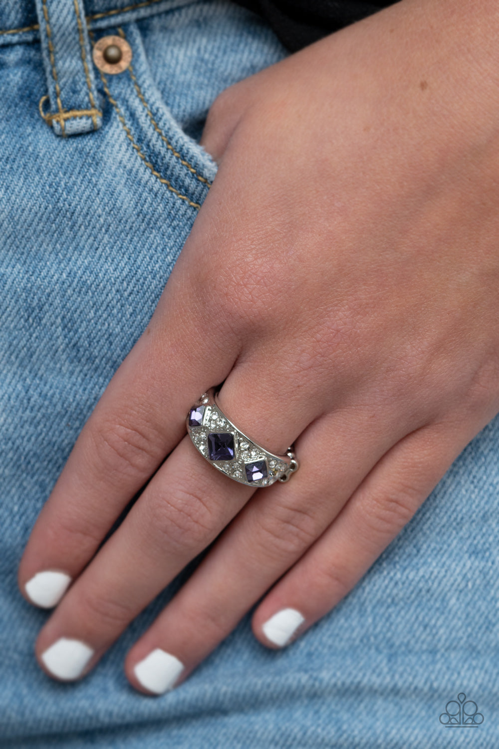 Paparazzi ♥ New Age Nouveau - Purple ♥  Ring