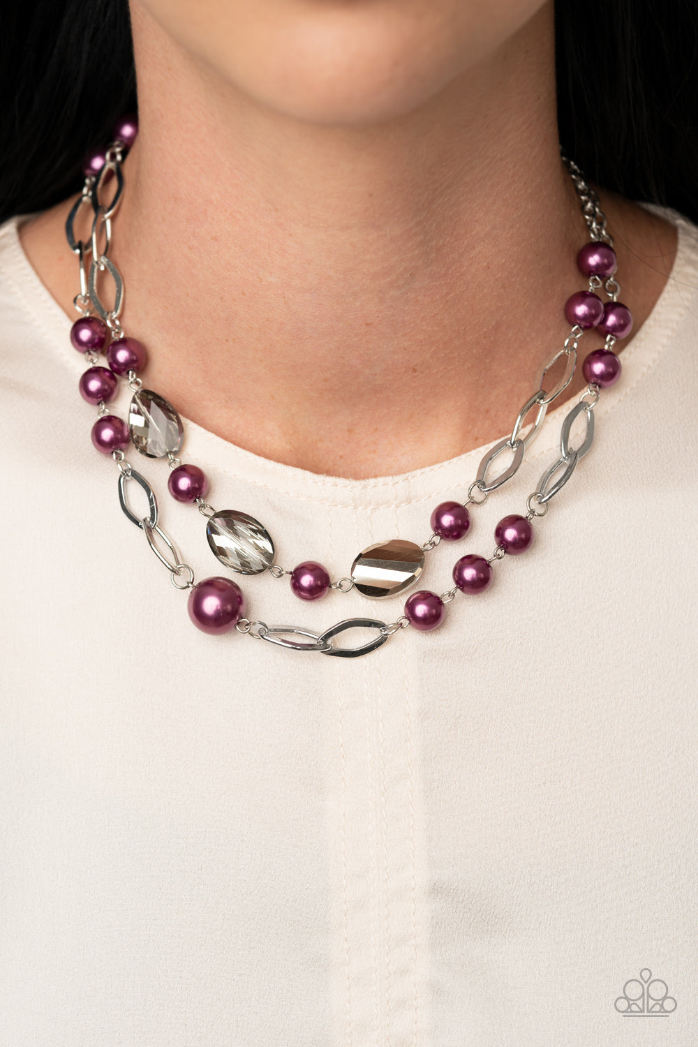 Paparazzi ♥ Fluent In Affluence - Purple ♥  Necklace