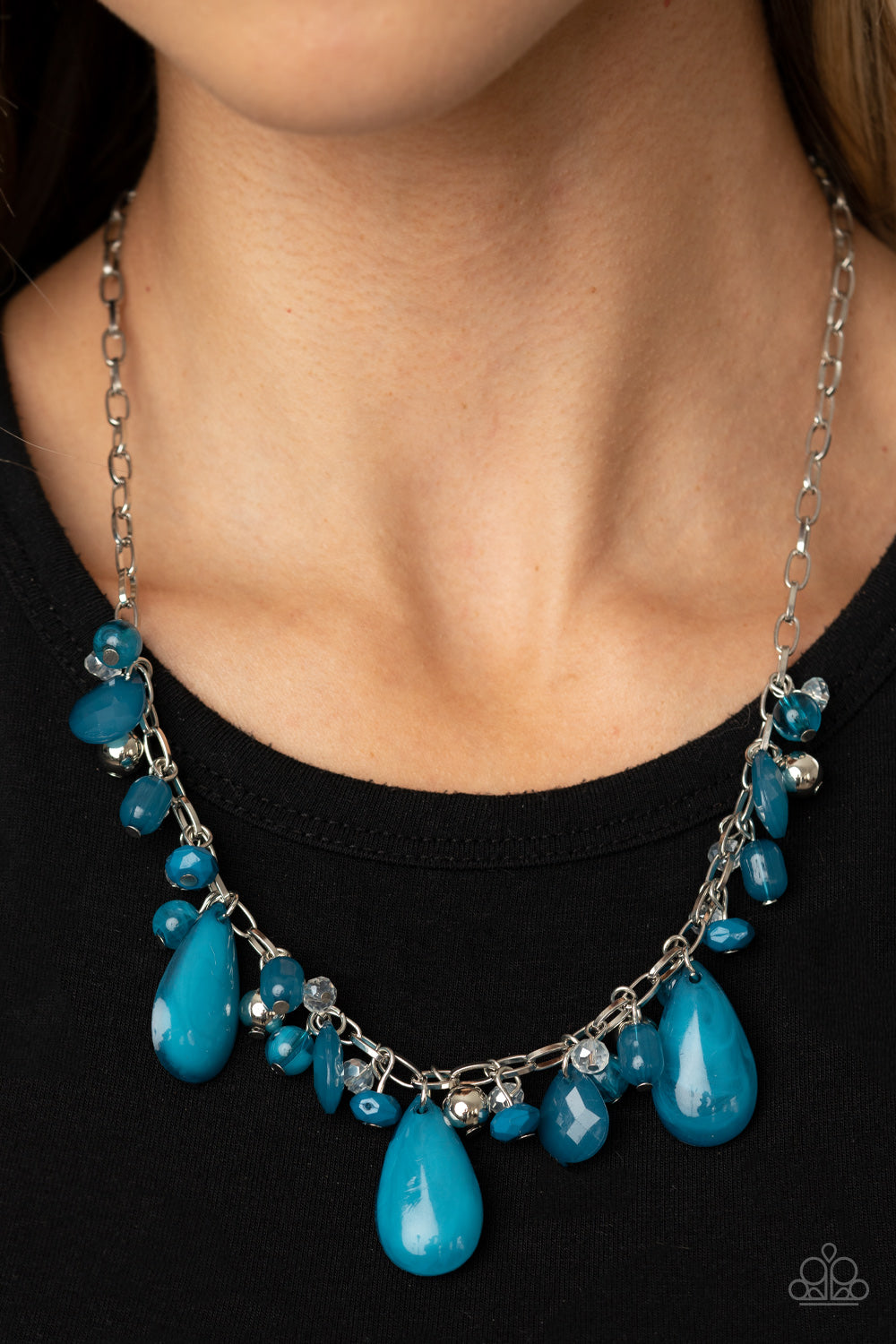 Paparazzi ♥ Seaside Solstice - Blue ♥  Necklace