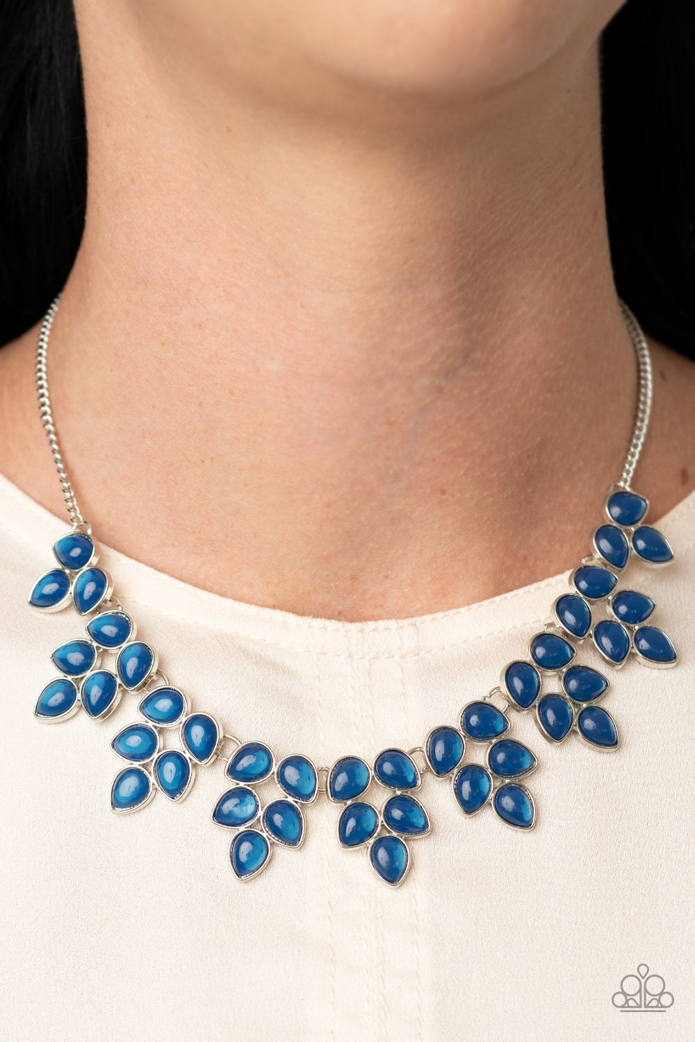Paparazzi ♥ Hidden Eden - Blue ♥  Necklace
