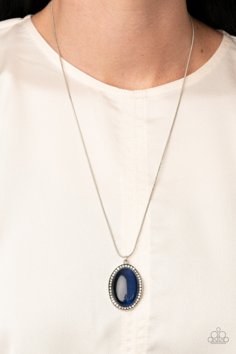 Paparazzi ♥ GLISTEN To This - Blue ♥  Necklace