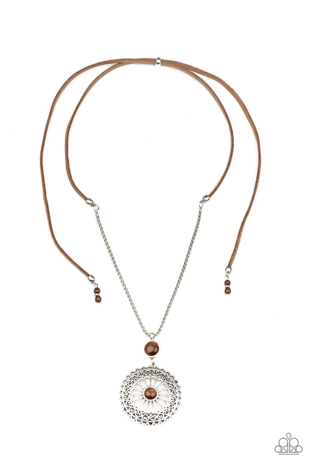 Paparazzi ♥ Where No MANDALA Has Gone Before - Brown ♥  Necklace