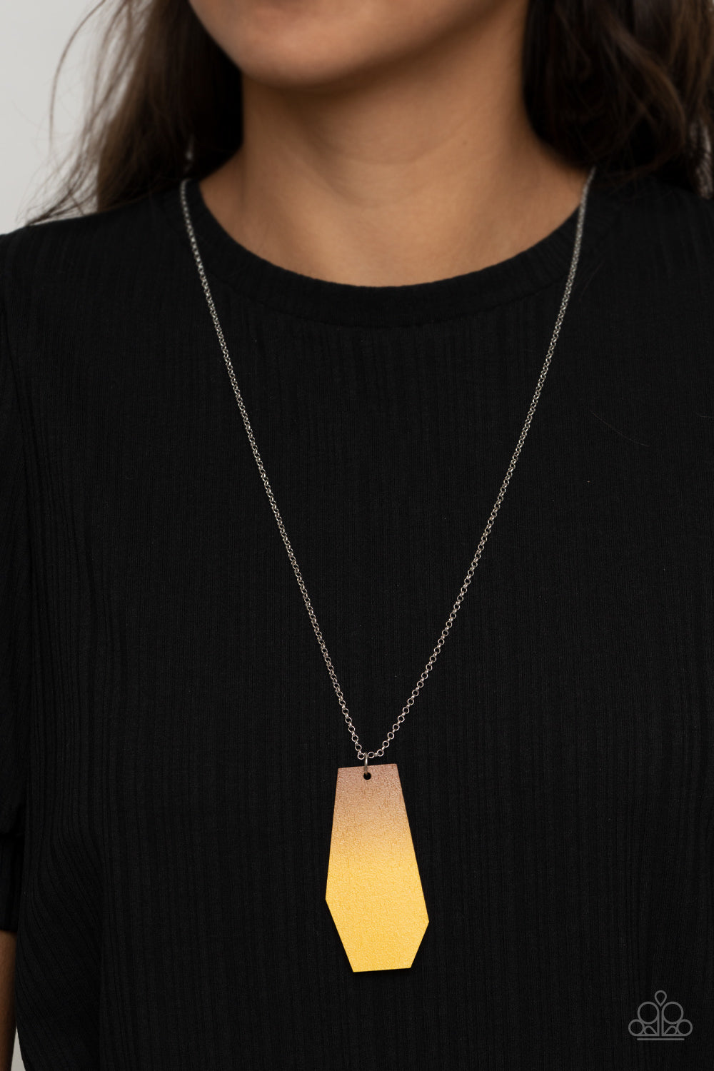 Paparazzi ♥ Watercolor Skies - Yellow ♥  Necklace