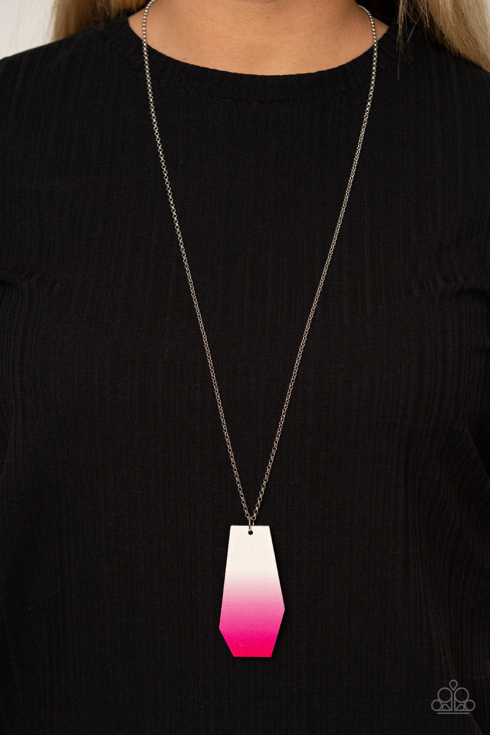 Paparazzi ♥ Watercolor Skies - Pink ♥  Necklace