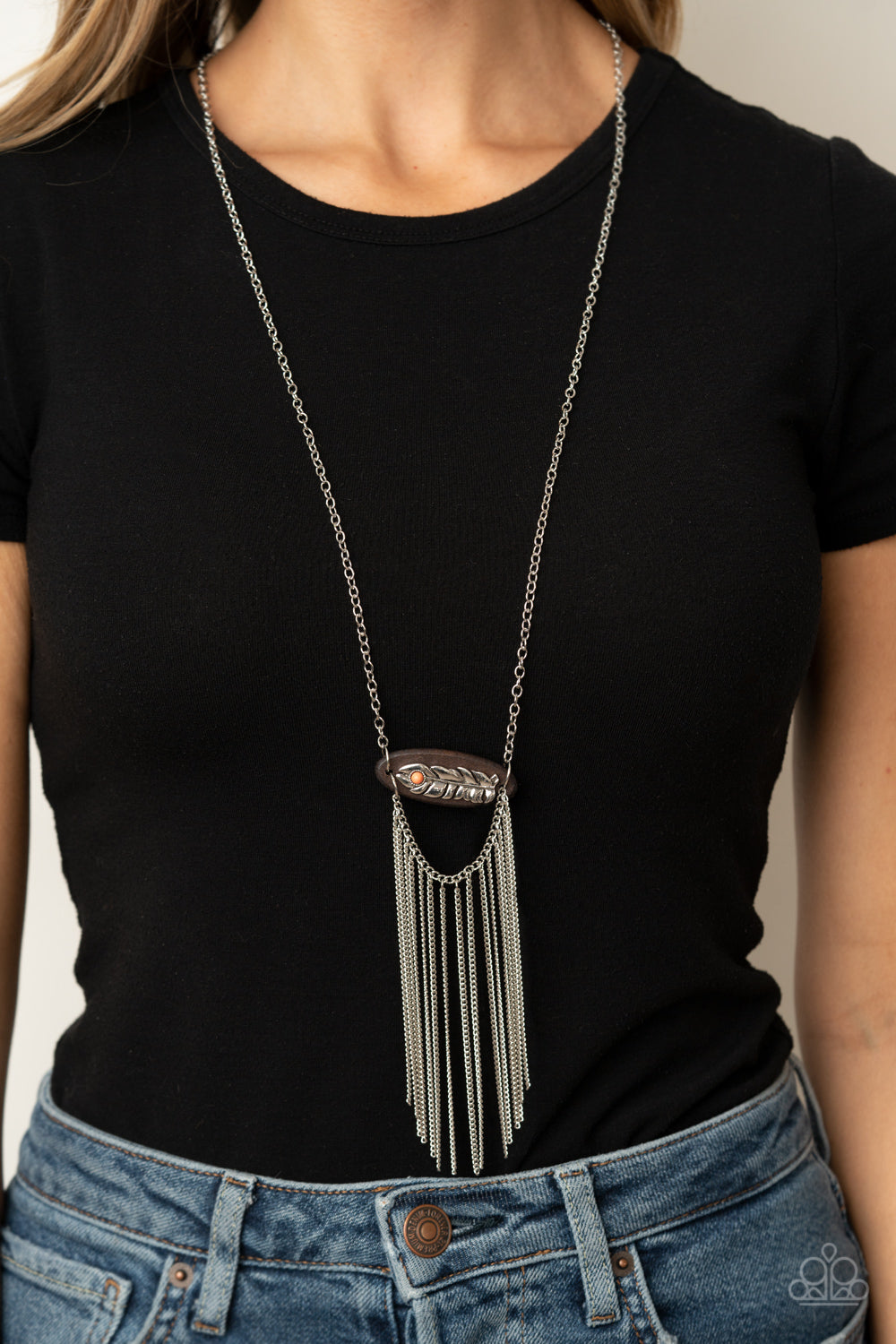 Paparazzi ♥ Desert Spirit - Orange ♥  Necklace