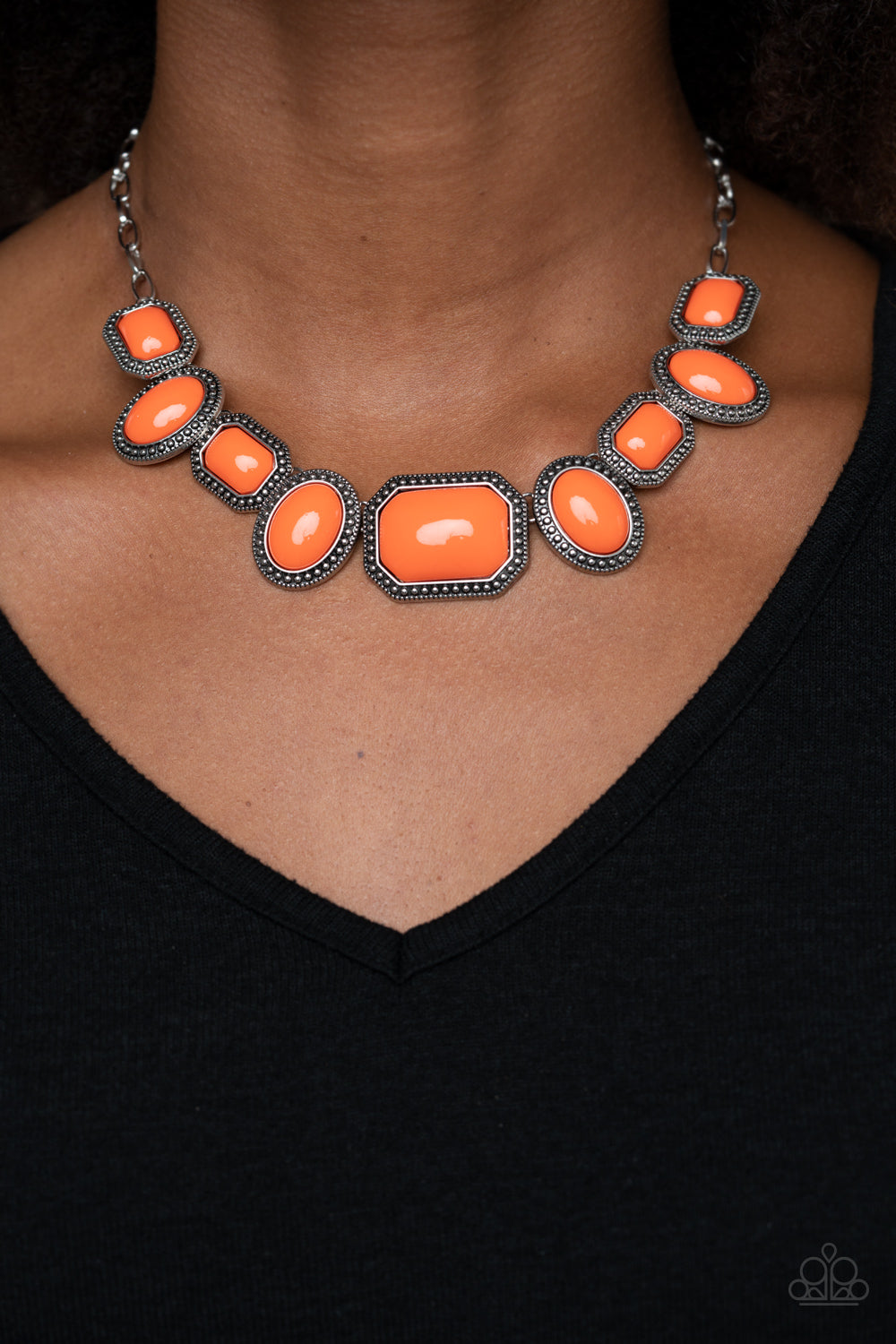 Paparazzi ♥ Lets Get Loud - Orange ♥  Necklace