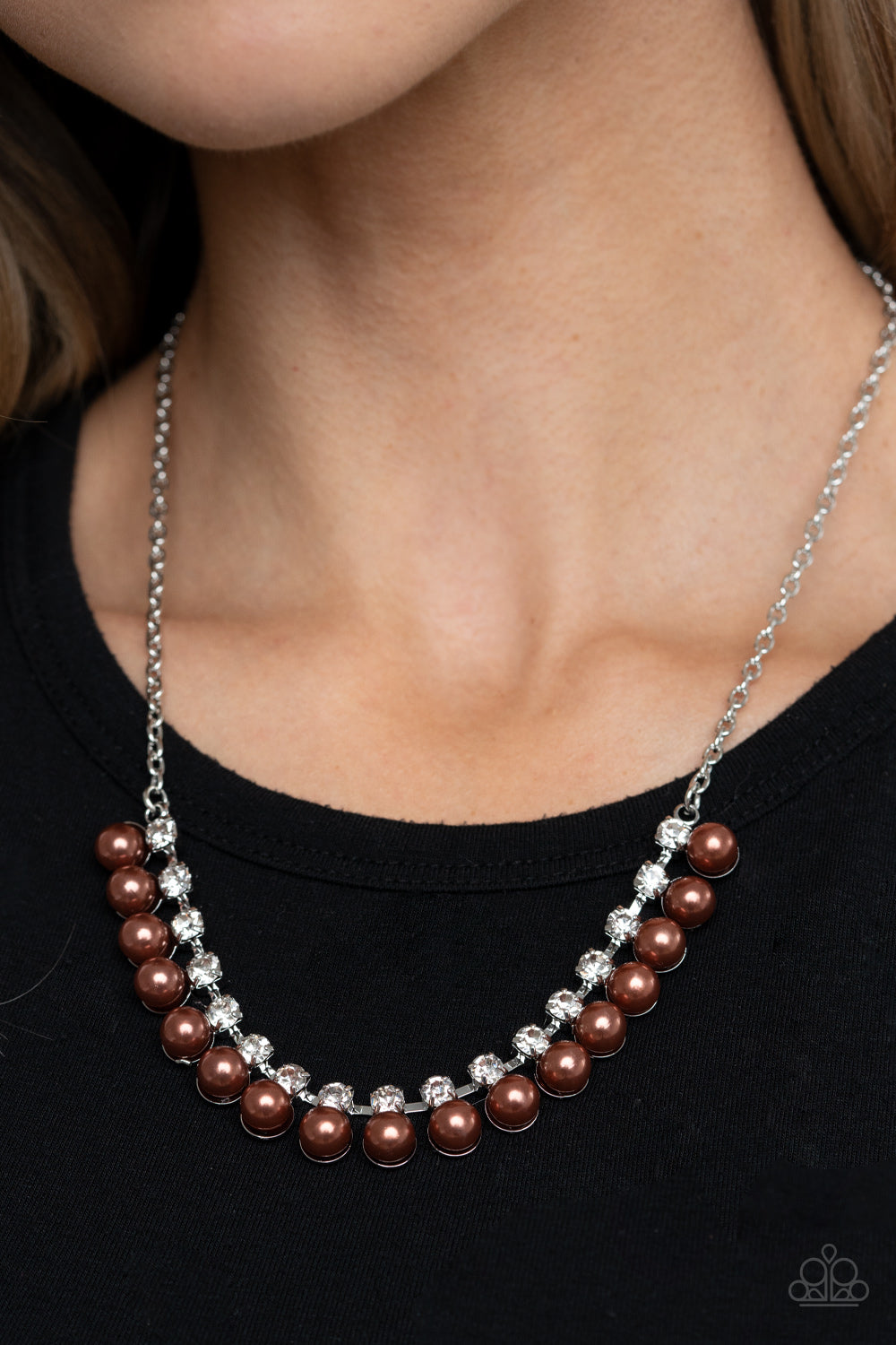 Paparazzi ♥ Frozen in TIMELESS - Brown ♥  Necklace