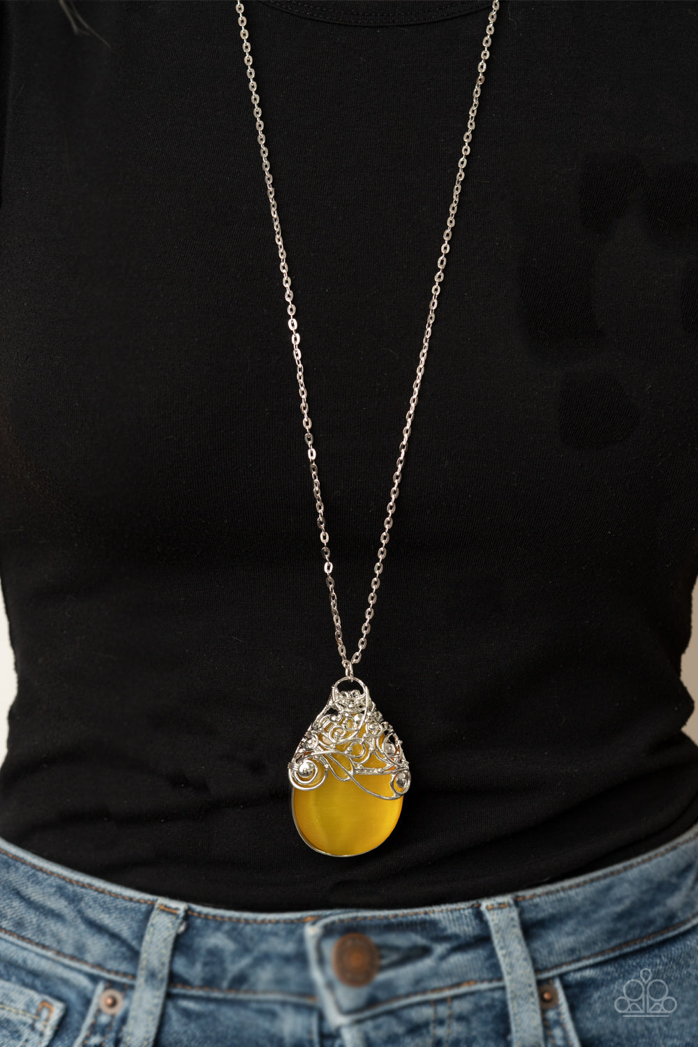 Paparazzi ♥ Tangled Gardens - Yellow ♥  Necklace