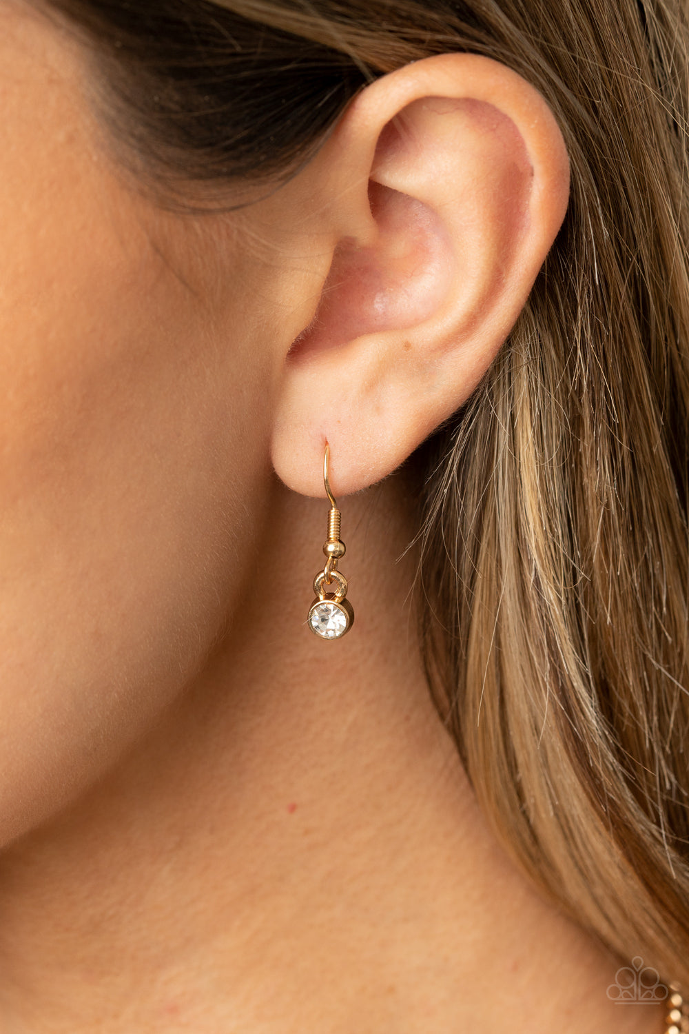 Paparazzi ♥ GLOW-Getter Glamour - Gold ♥  Necklace