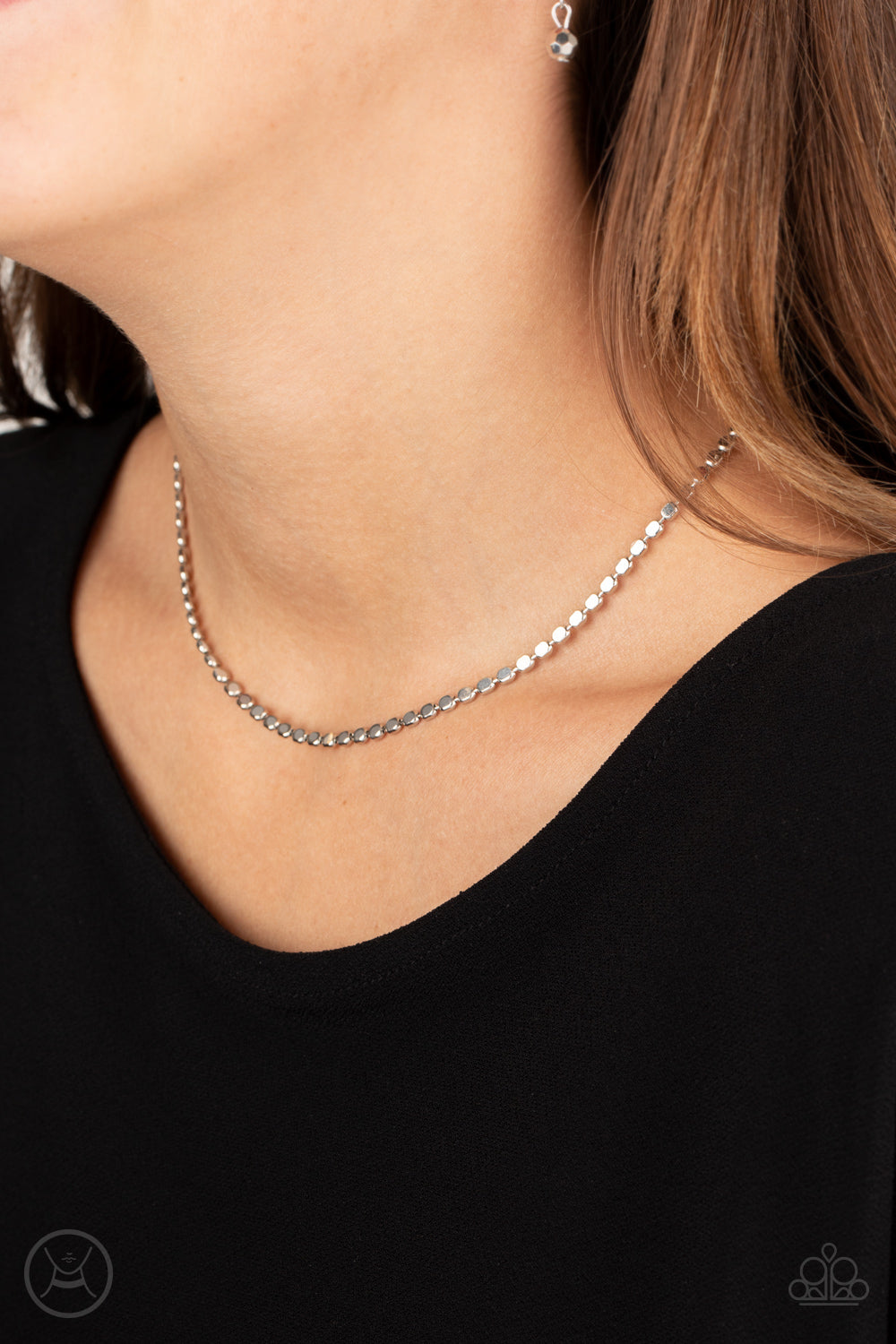 Paparazzi ♥ When in CHROME - Silver ♥  Necklace