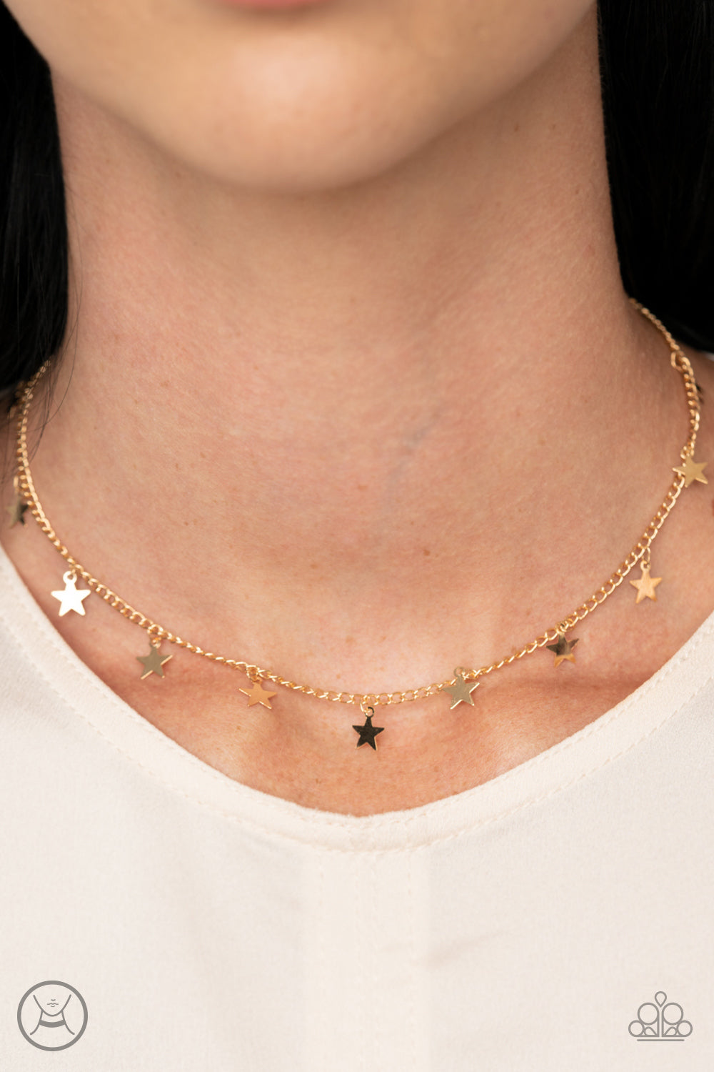Paparazzi ♥ Starry Skies - Gold ♥  Necklace