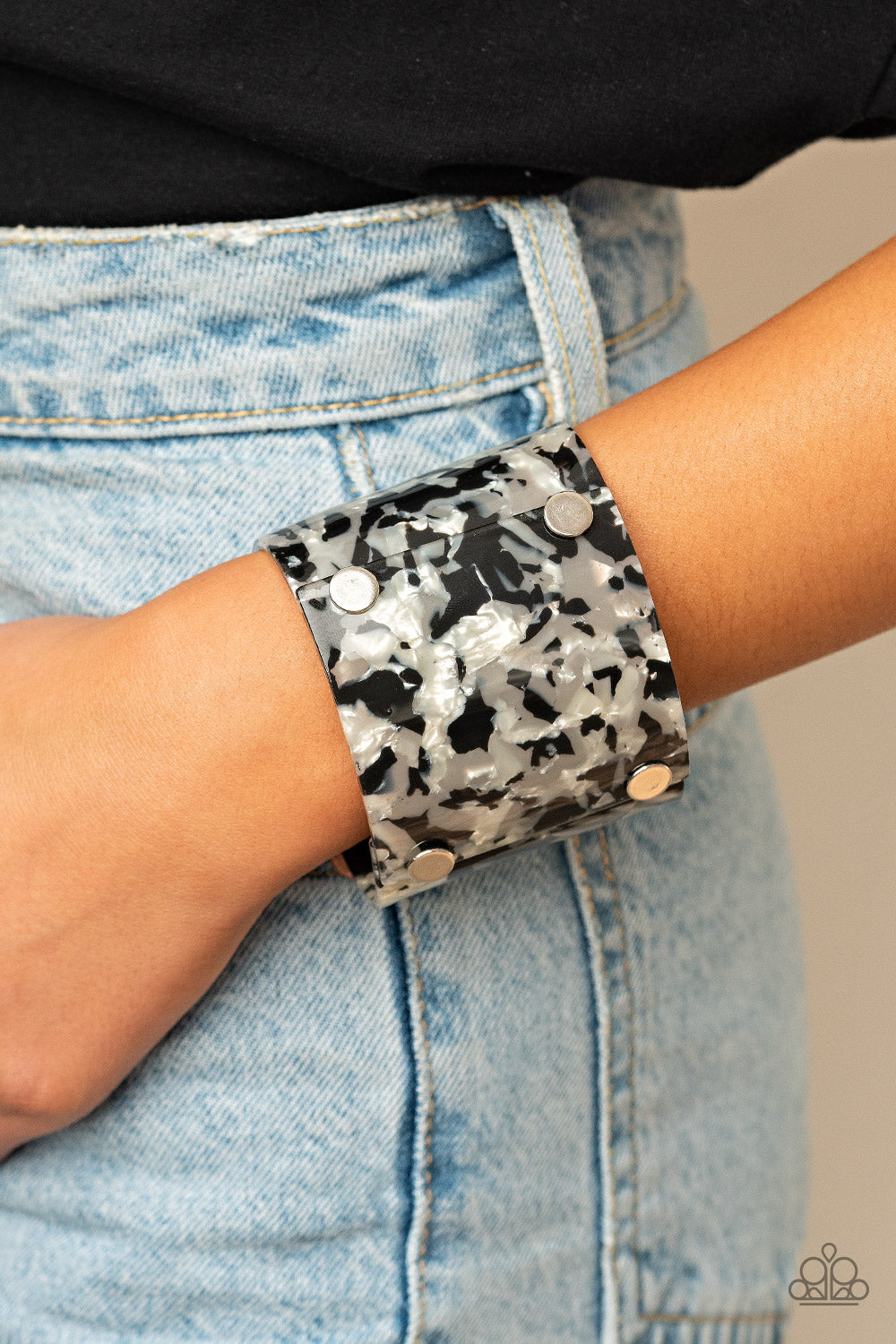 Paparazzi ♥ What are you waiting FAUX? - Silver ♥  Bracelet