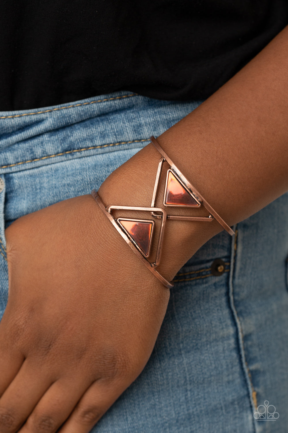 Paparazzi ♥ Pyramid Palace - Copper ♥  Bracelet