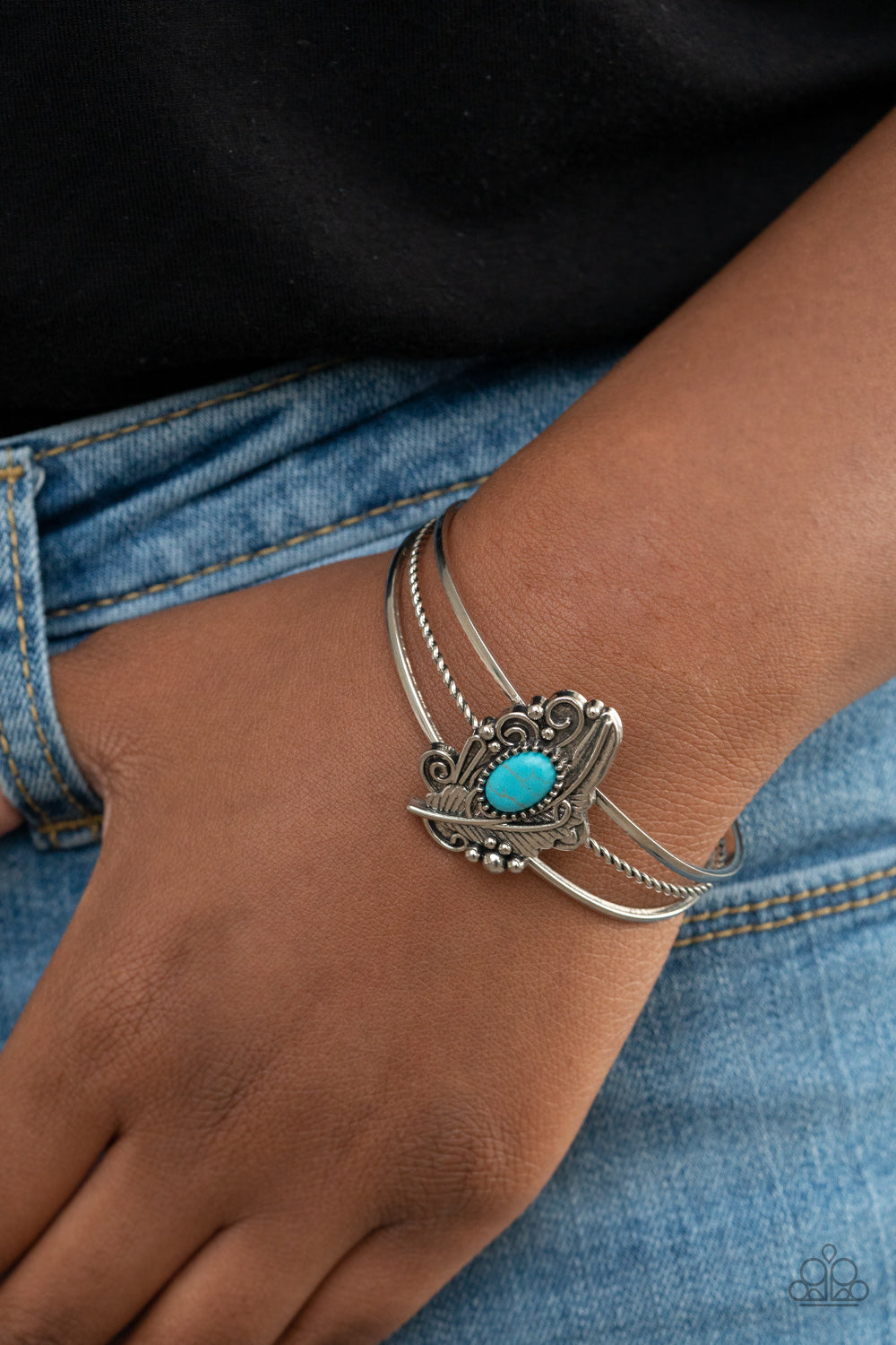 Paparazzi ♥ Sahara Solstice - Blue ♥  Bracelet