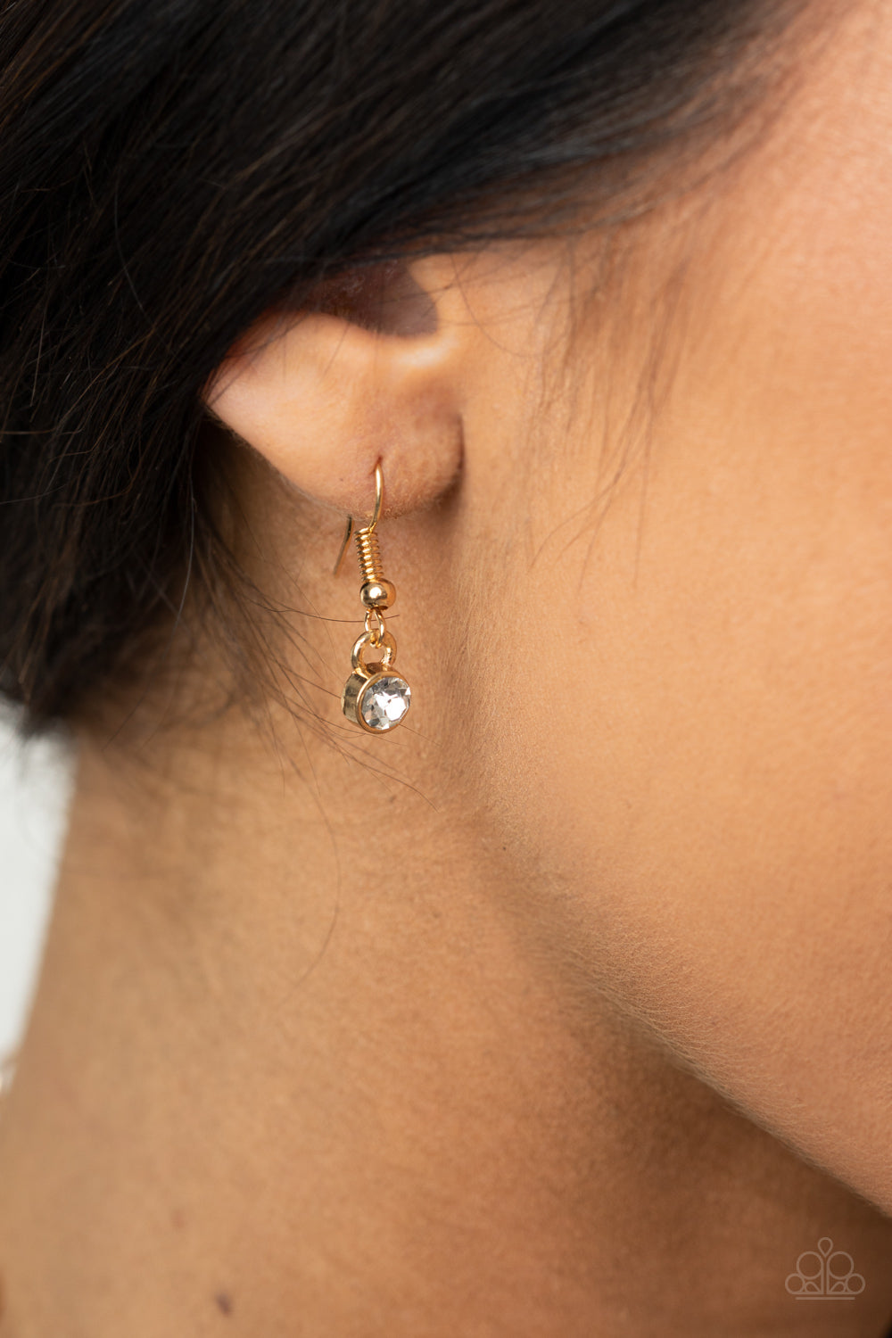 Paparazzi ♥ Heart-Stopping Sparkle - Gold ♥  Necklace