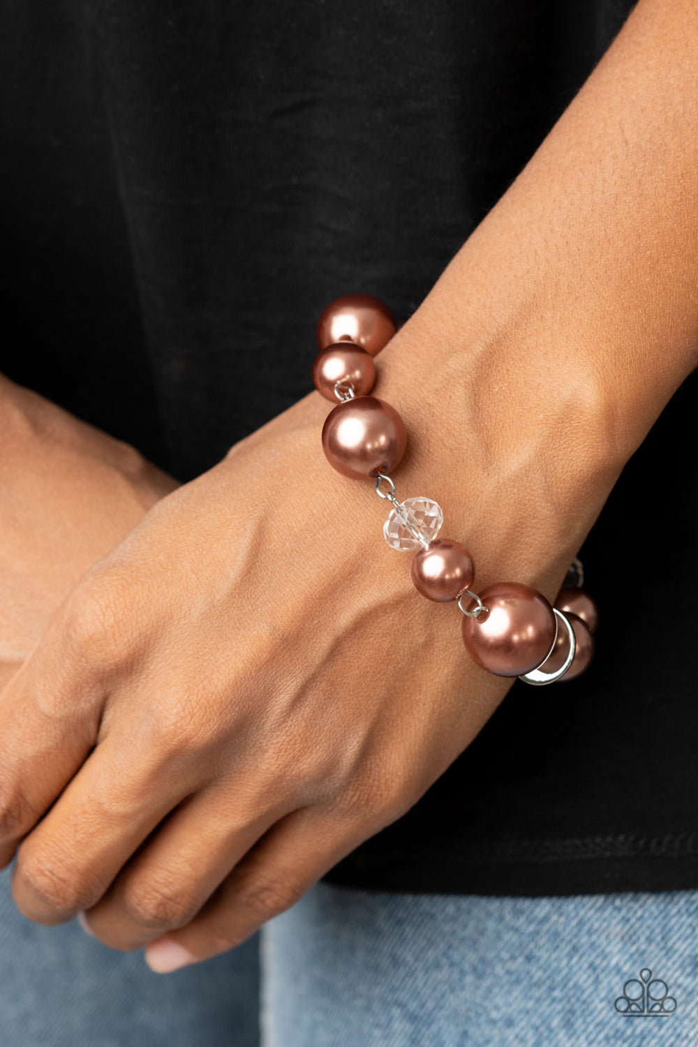 Paparazzi ♥ Glamour Gamble - Brown ♥  Bracelet