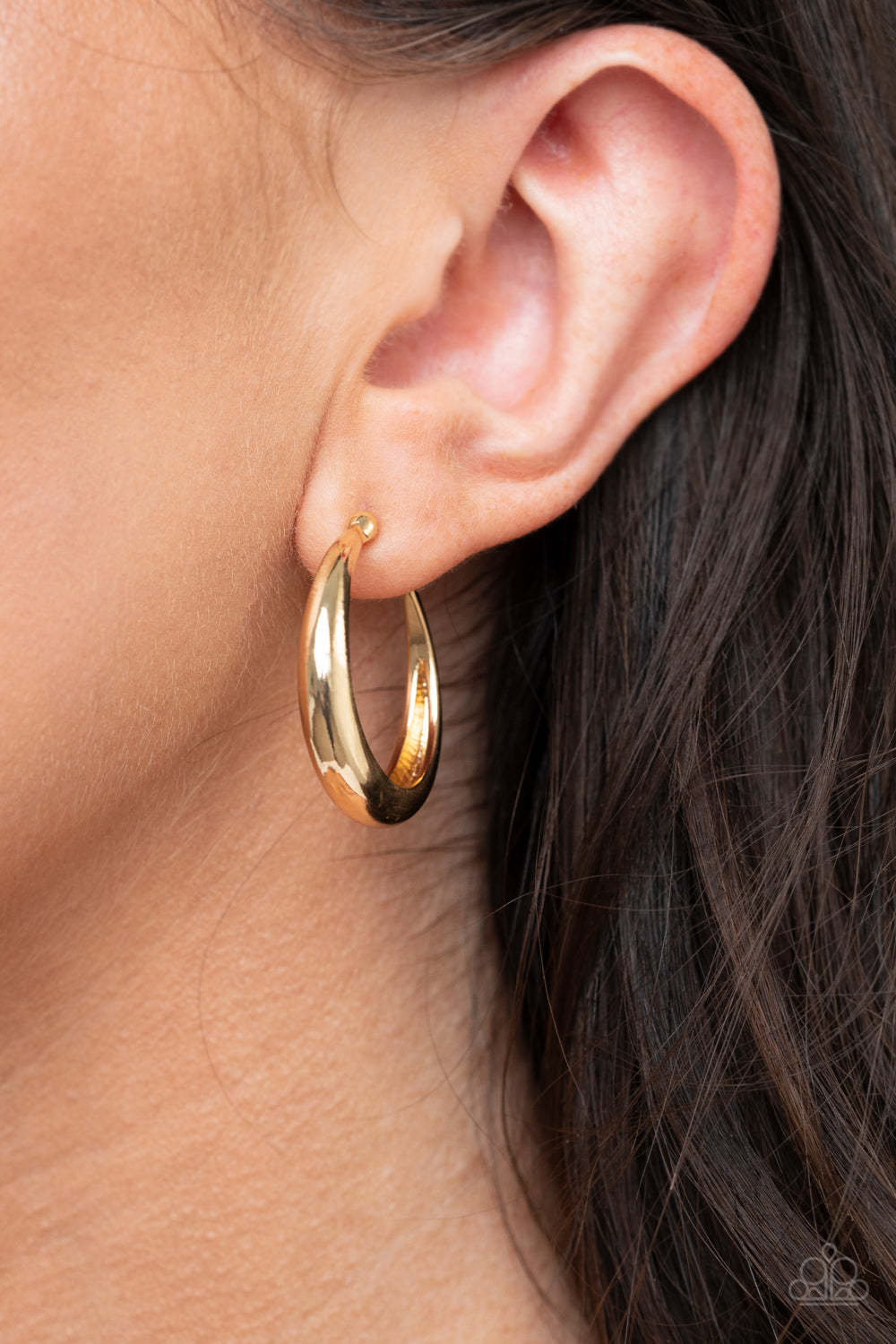 Paparazzi ♥ Lay It On Thick - Gold ♥  Earrings