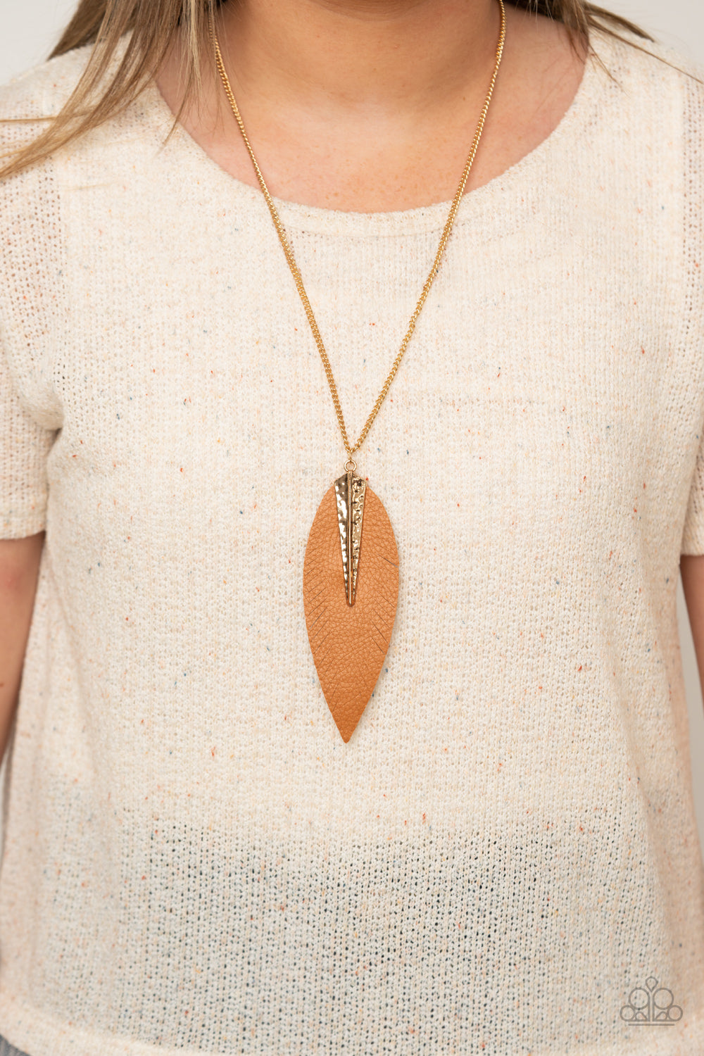 Paparazzi ♥ Quill Quest - Gold ♥  Necklace